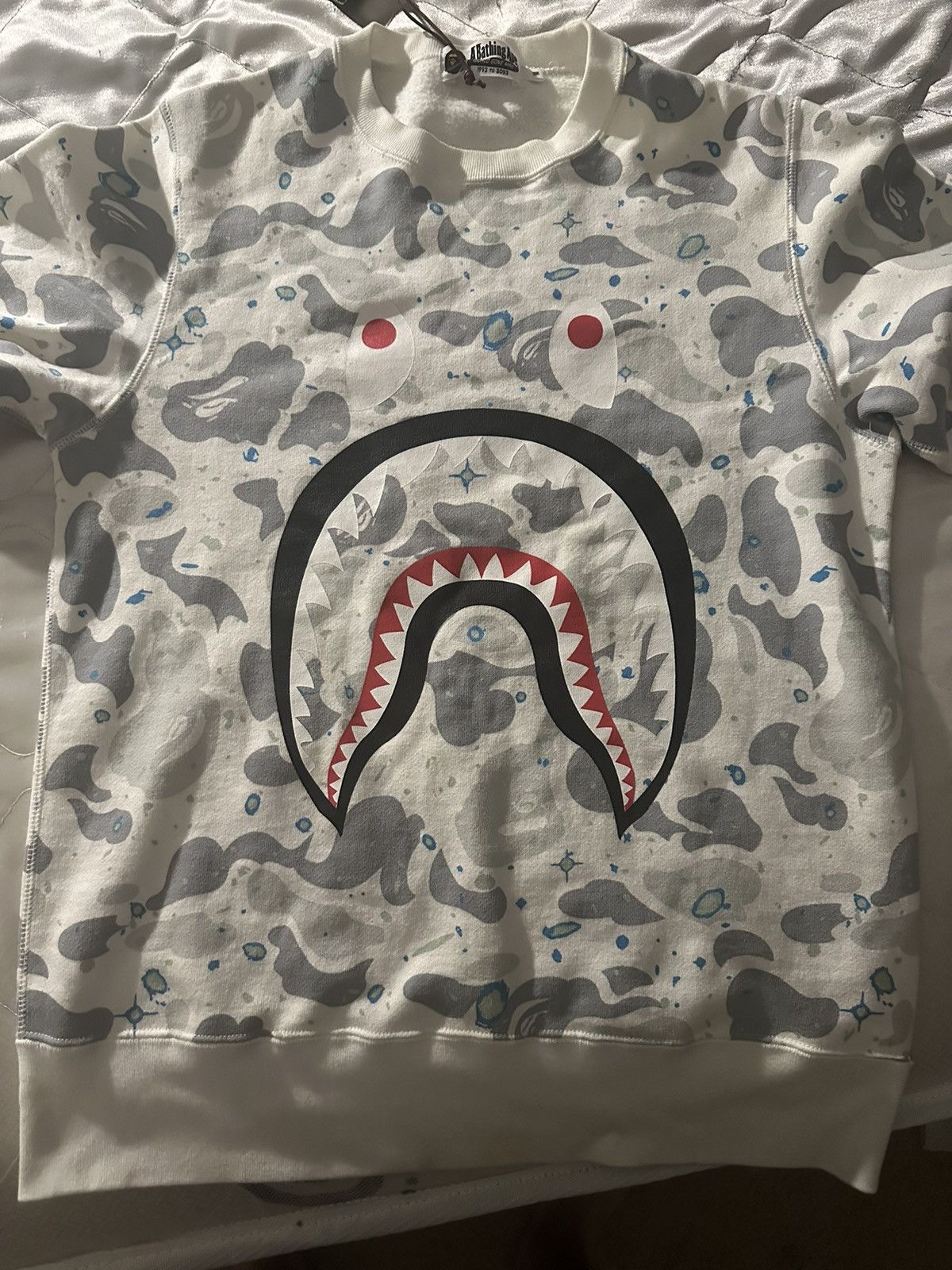 Bape space camo crewneck best sale