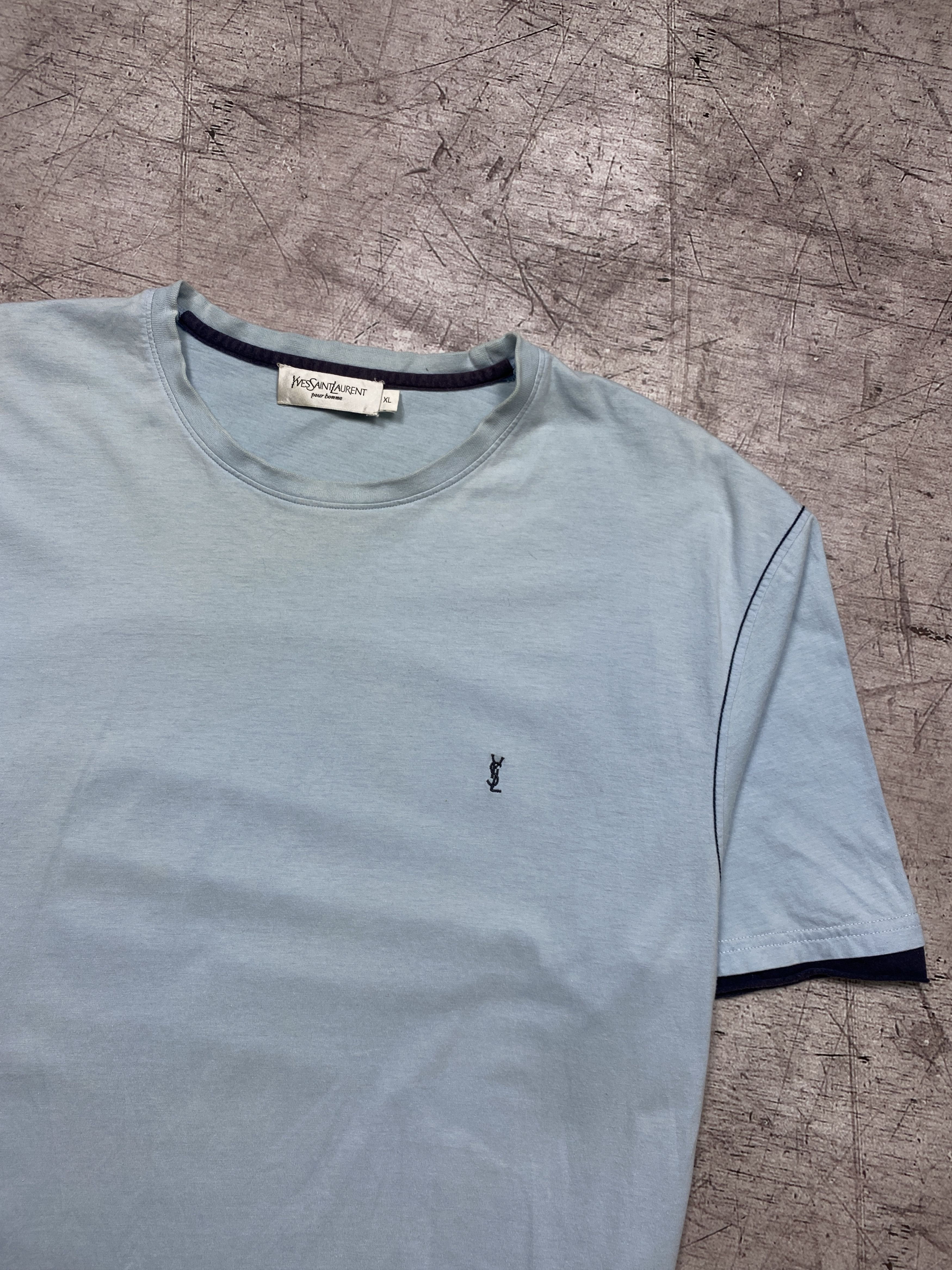 Yves Saint Laurent Yves Saint Laurent vintage t-shirt YSL Size US XL / EU 56 / 4 - 2 Thumbnail