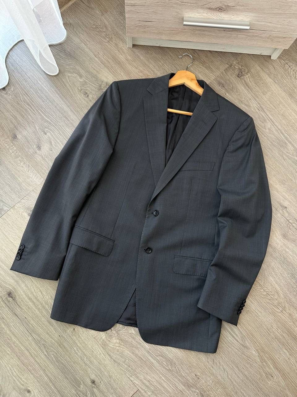 Vintage × Z Zegna Vintage Z Zegna Gray 2 Bottons Blazer Jacket Size 48R - 5 Thumbnail