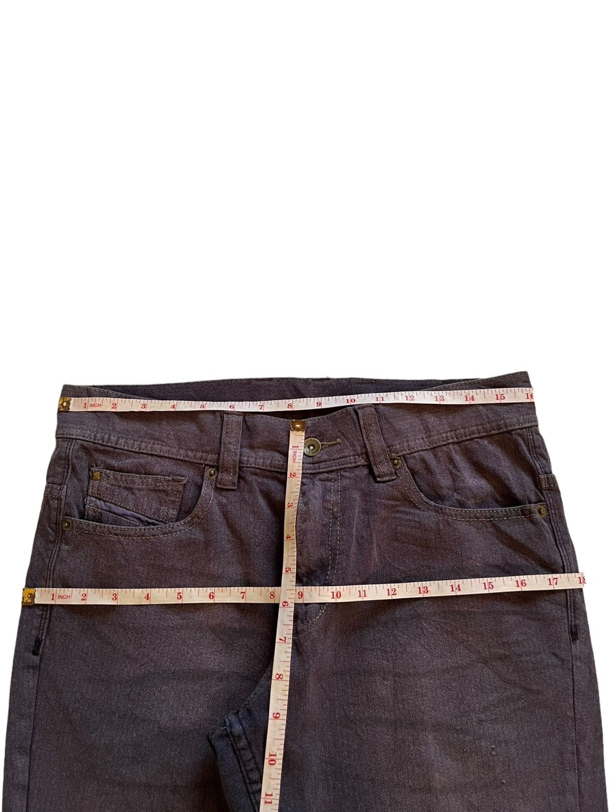 Japanese Brand × semanticdesign Vintage Japanese Semantic Design Striped Lines Jeans Size US 32 / EU 48 - 12 Thumbnail