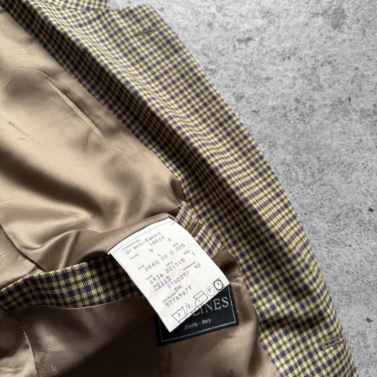 Daniel Hechter Daniel Hechter Paris Wool Blazer Check Tailored Jacket Size 42R - 8 Thumbnail