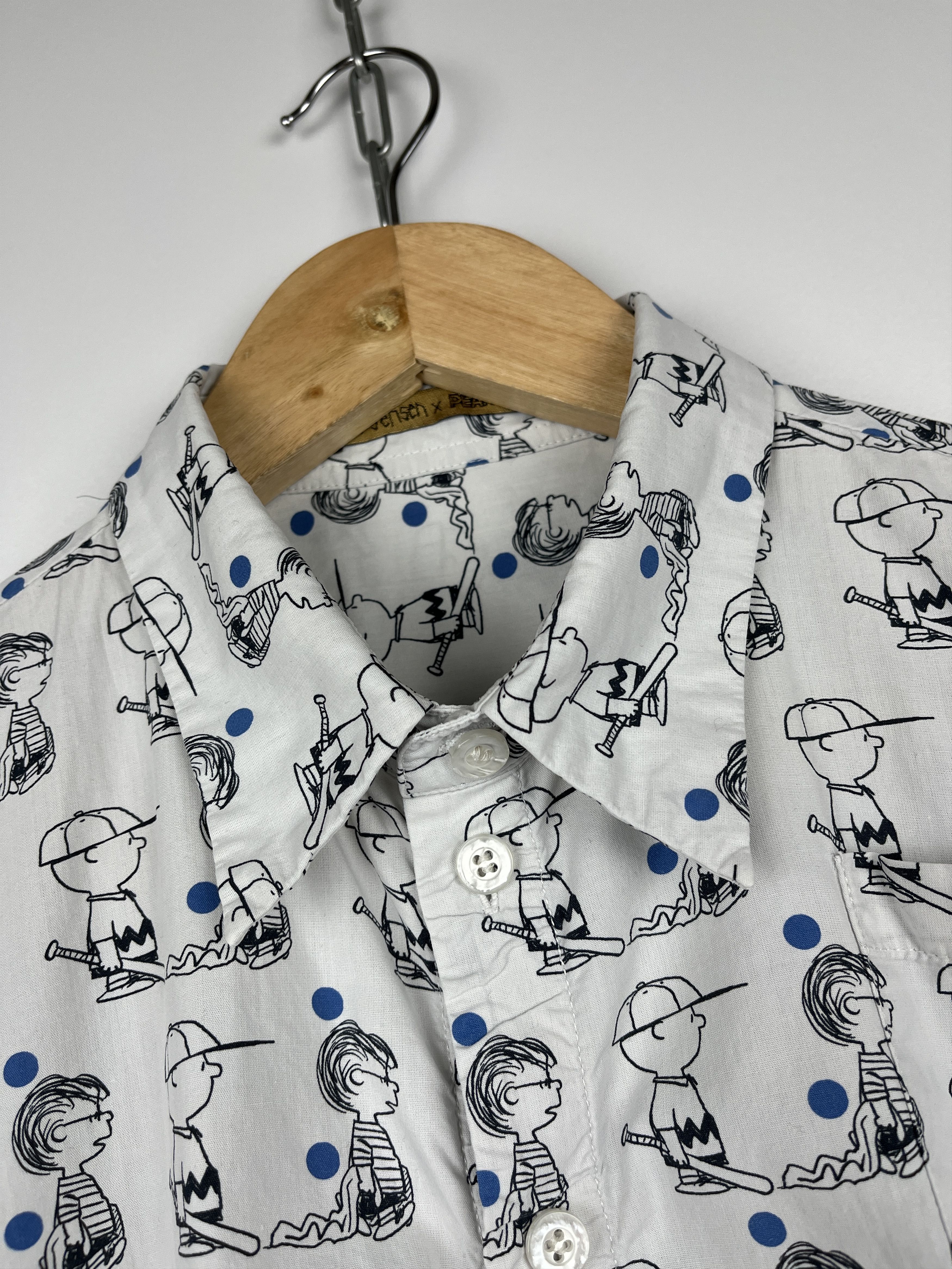 Peanuts Peter Jensen x Peanuts Long Sleeve Shirt Size fits to M Size US M / EU 48-50 / 2 - 6 Thumbnail