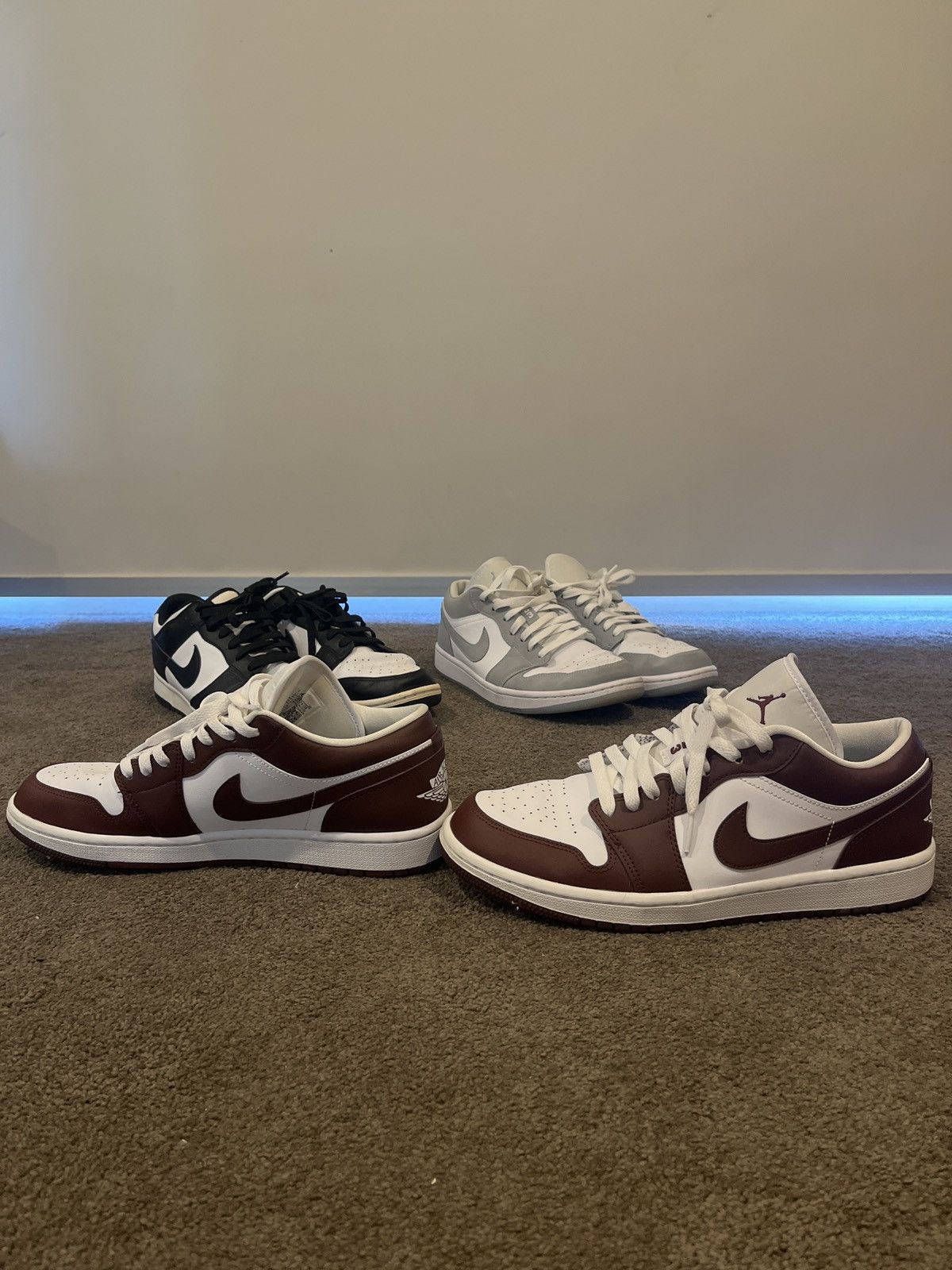 Nike Jordan brown low top Size US 10 / EU 43 - 2 Thumbnail