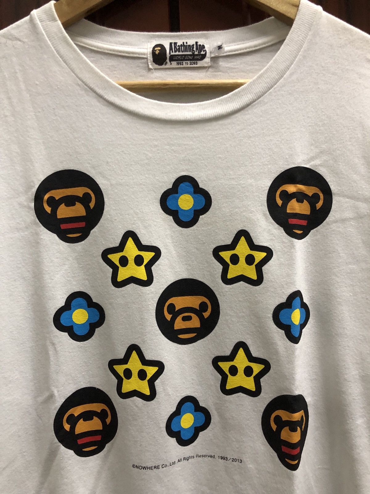 Bape 2003 Baby Milo Louis Vuitton Monogram Long Sleeve Shirts Size US M / EU 48-50 / 2 - 3 Thumbnail