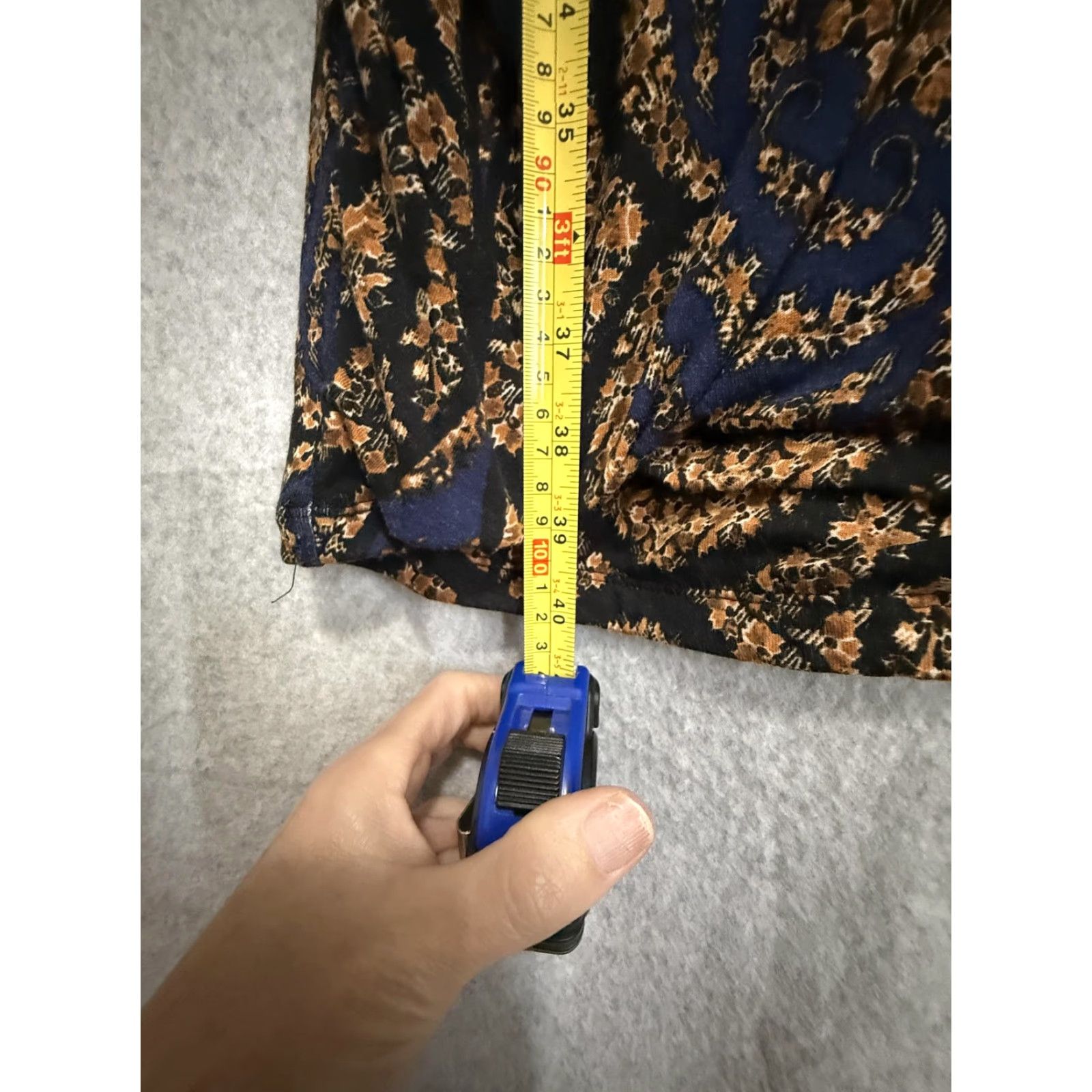 Anthropologie Vanessa Virginia Dress Blue Floral Wrap Sheath Knee Length S 3/4 Anthropologie Size S / US 4 / IT 40 - 5 Thumbnail