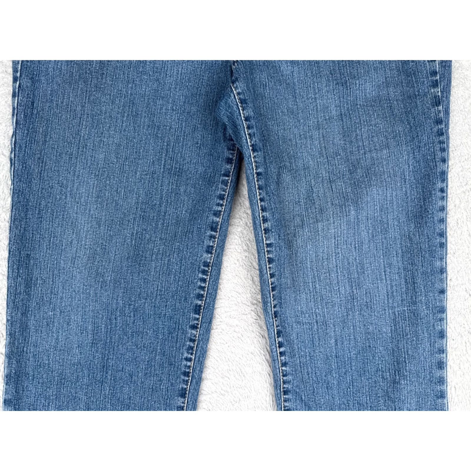Denime Sonoma Jeans Womens 8 Blue Denim Capri Mid Rise Cotton 30x20 LIFE+Style Size 30" / US 8 / IT 44 - 3 Thumbnail