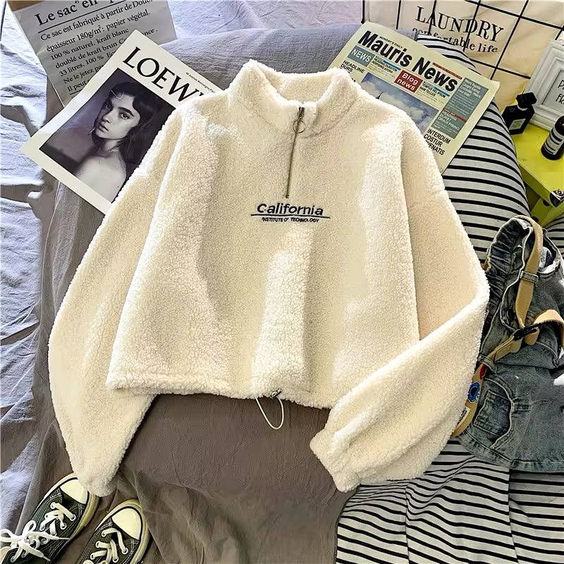 Japanese Brand × Vintage cropped fleece top Size M / US 6-8 / IT 42-44 - 2 Thumbnail