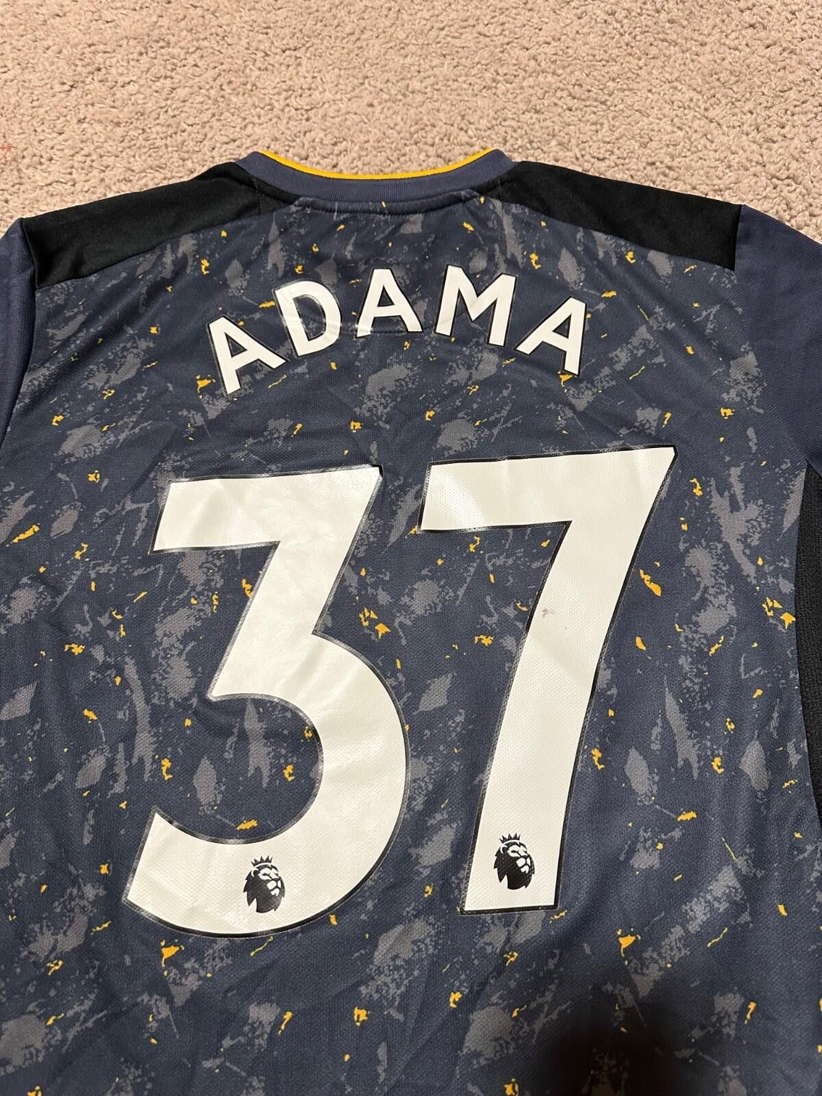 Castore WOLVERHAMPTON WANDERERS Away Shirt #37 ADAMA Size M Jersey Size US M / EU 48-50 / 2 - 7 Thumbnail