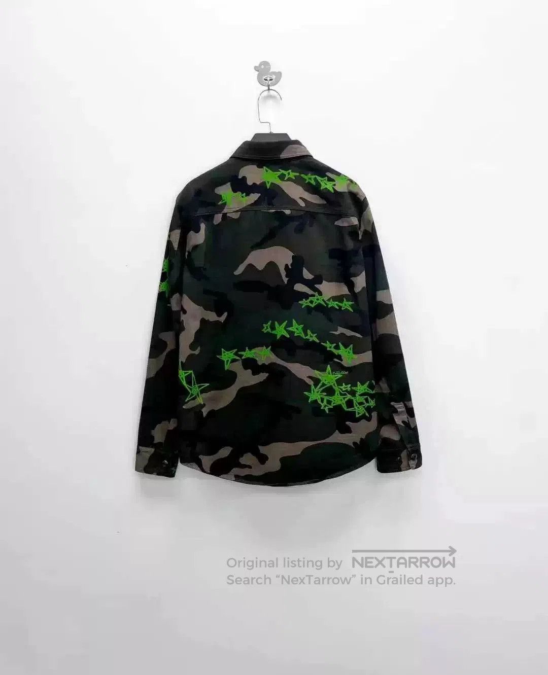 Valentino Valentino Camouflage Graffiti Shirt Jacket. Size US M / EU 48-50 / 2 - 2 Thumbnail