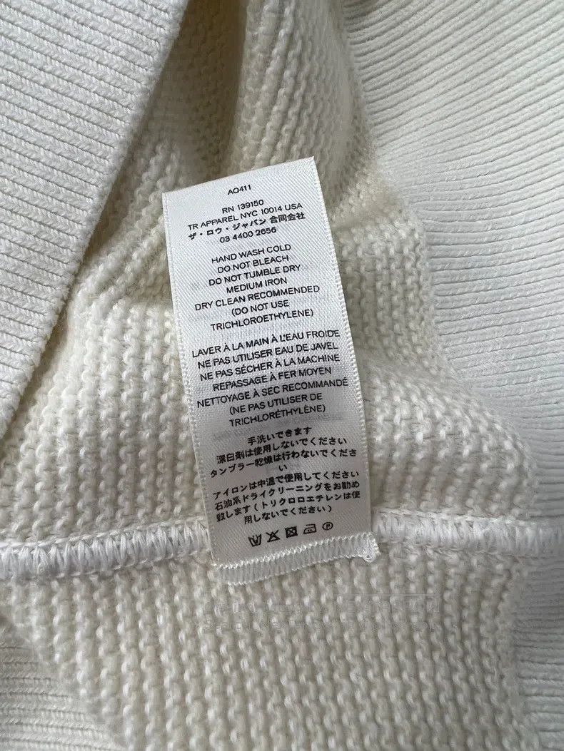 The Row The Row Henley Neck Waffle Sweater Size XS / US 0-2 / IT 36-38 - 6 Thumbnail