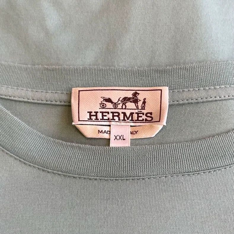 Hermes Hermes Cerulean Short-Sleeve T-Shirt, Pure Cotton Size US XXL / EU 58 / 5 - 5 Thumbnail