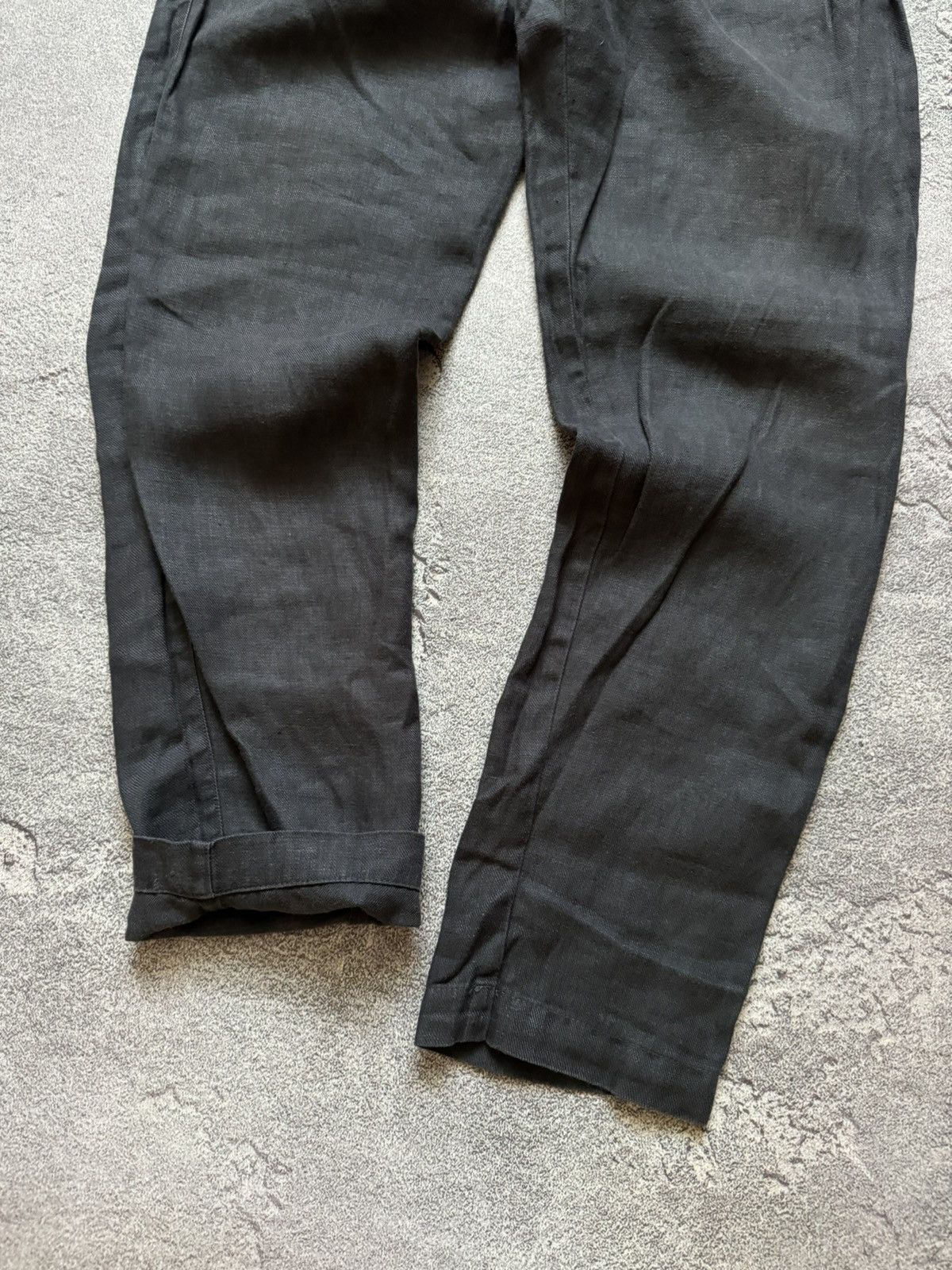 120% Lino × Designer 120% Lino S Wmns dark gray pant trouser chino Size 25" / US 0 / IT 36 - 7 Thumbnail