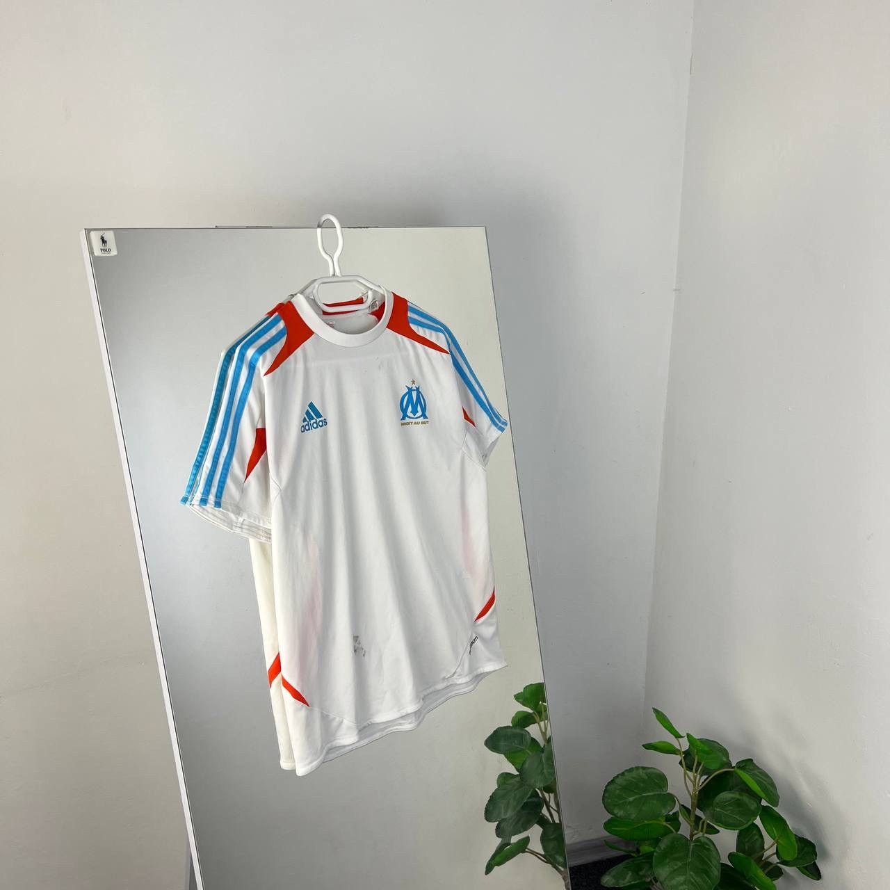 Adidas Vintage Adidas Marseille Home Soccer Jersey Blokecore Style Size US S / EU 44-46 / 1 - 1 Thumbnail