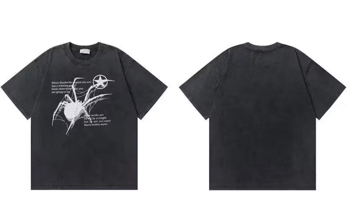 Japanese Brand Spider stunner black t-shirt Size US L / EU 52-54 / 3 - 3 Thumbnail