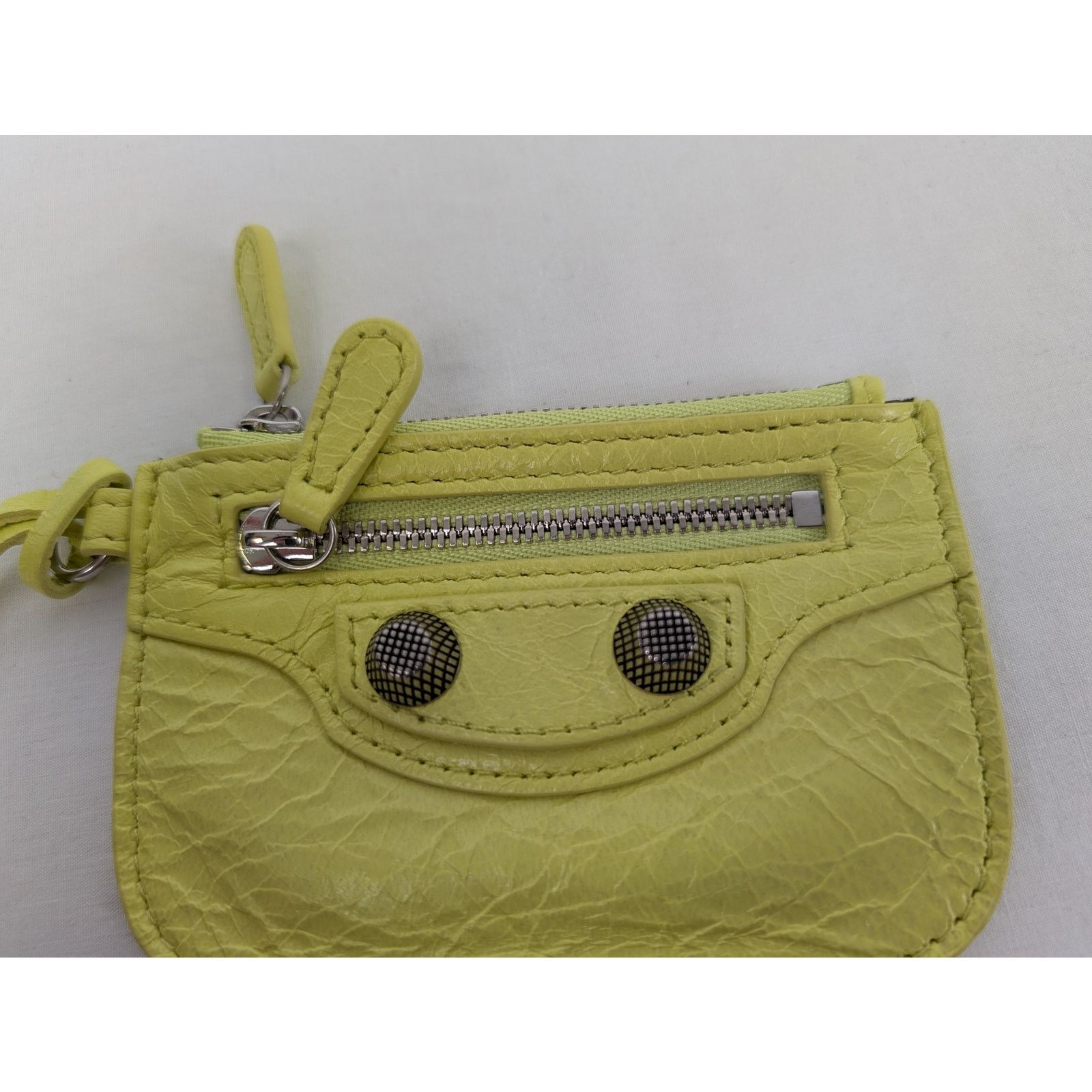Balenciaga o1rshd1 Q:2 /Size:OS/ Arena Lamb LE Cagole Coin Purse Wallet Size ONE SIZE - 3 Thumbnail