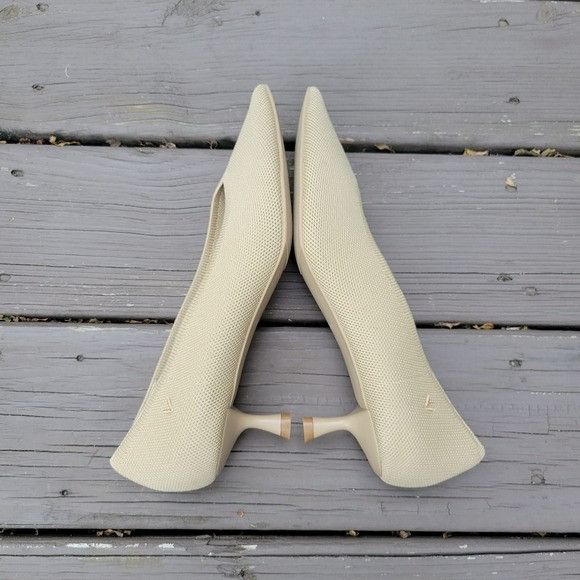 Other The Vivaia Stella Pointed Toe Nude Beige Everyday Comfort Ki Size US 10.5 / IT 40.5 - 3 Thumbnail