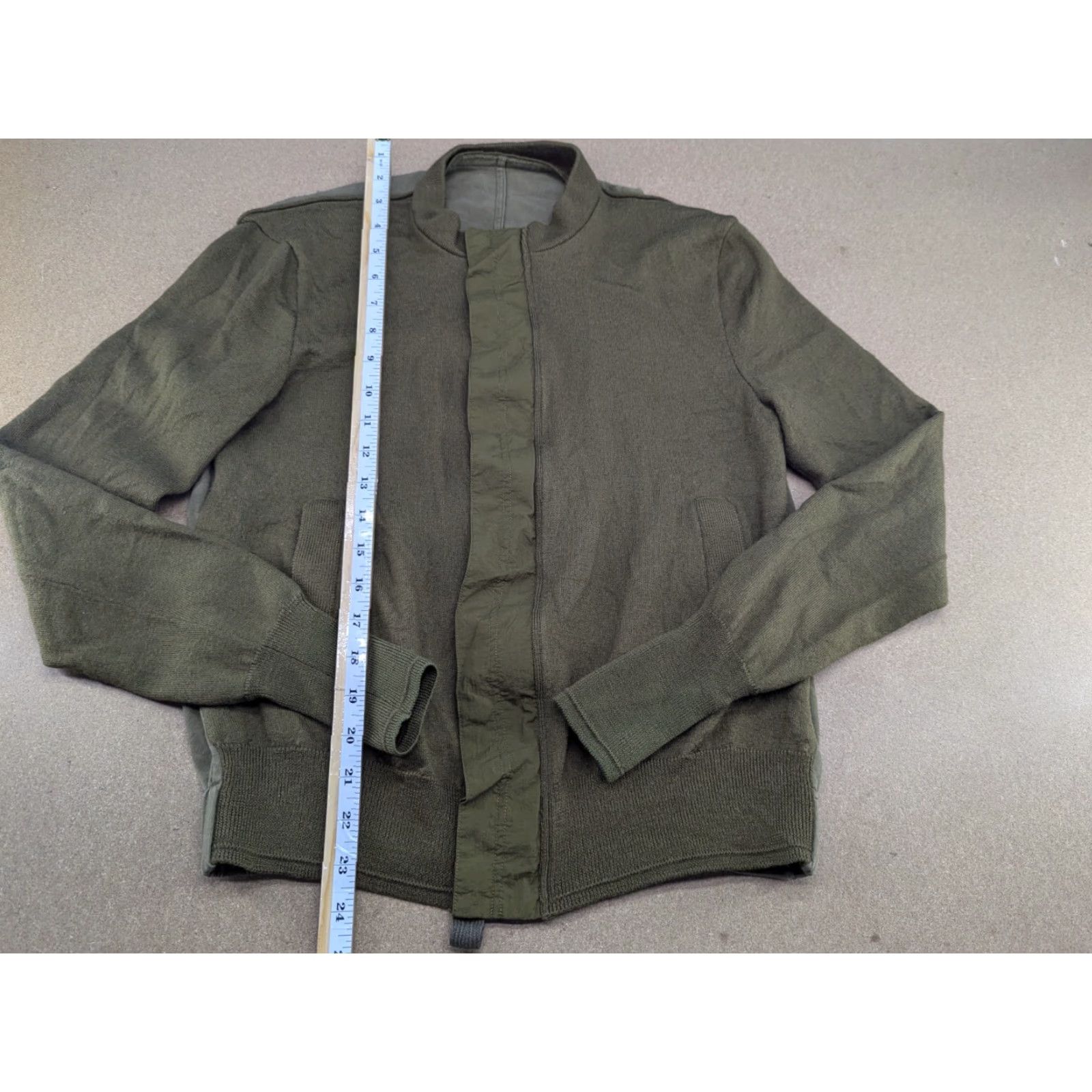 Vintage Croquis Jacket Mens Size S Wool Nylon Green Military Style Green Snap Jacket Size US S / EU 44-46 / 1 - 6 Thumbnail