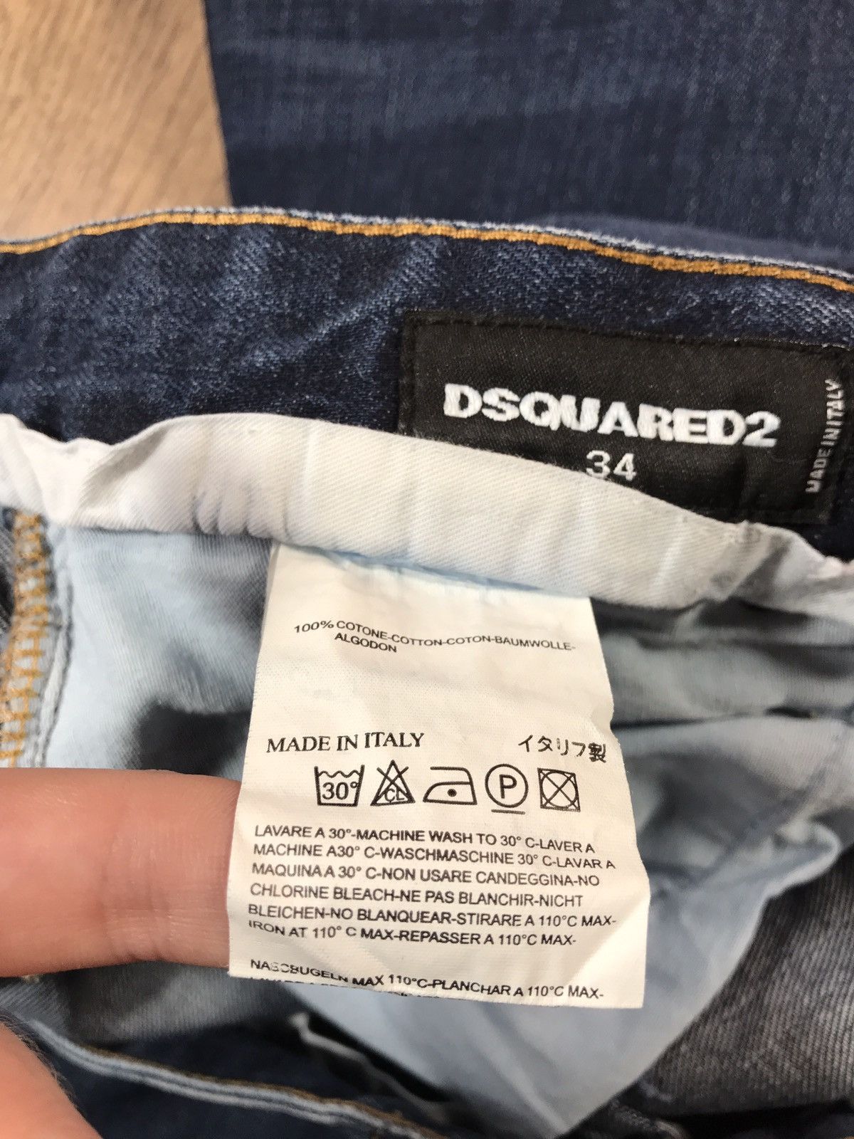 Dsquared2 🇮🇹Dsquared2 Distressed Jeans Made in Italy Size US 34 / EU 50 - 12 Thumbnail