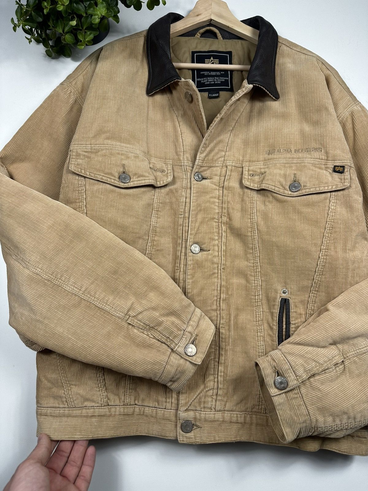 Alpha Industries Vintage Alpha Industries x The Cords MA1 Bomber Jacket Size US XL / EU 56 / 4 - 3 Thumbnail
