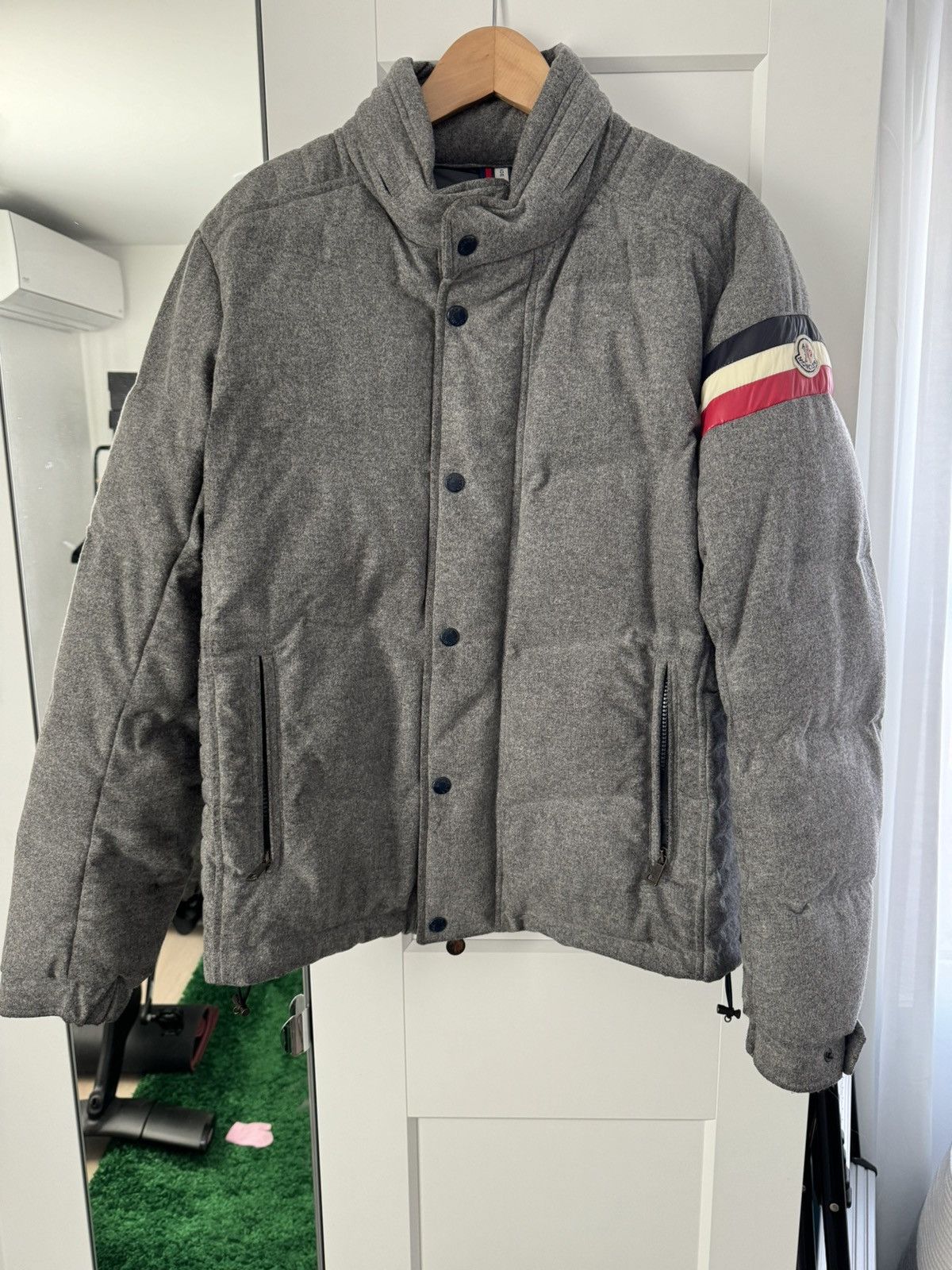 Moncler Moncler Grey Jacket Size 4 Size US L / EU 52-54 / 3 - 1 Thumbnail