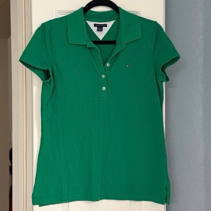 Tommy Hilfiger Tommy Hilfiger Fitted Polo Shirt Size M / US 6-8 / IT 42-44 - 2 Thumbnail