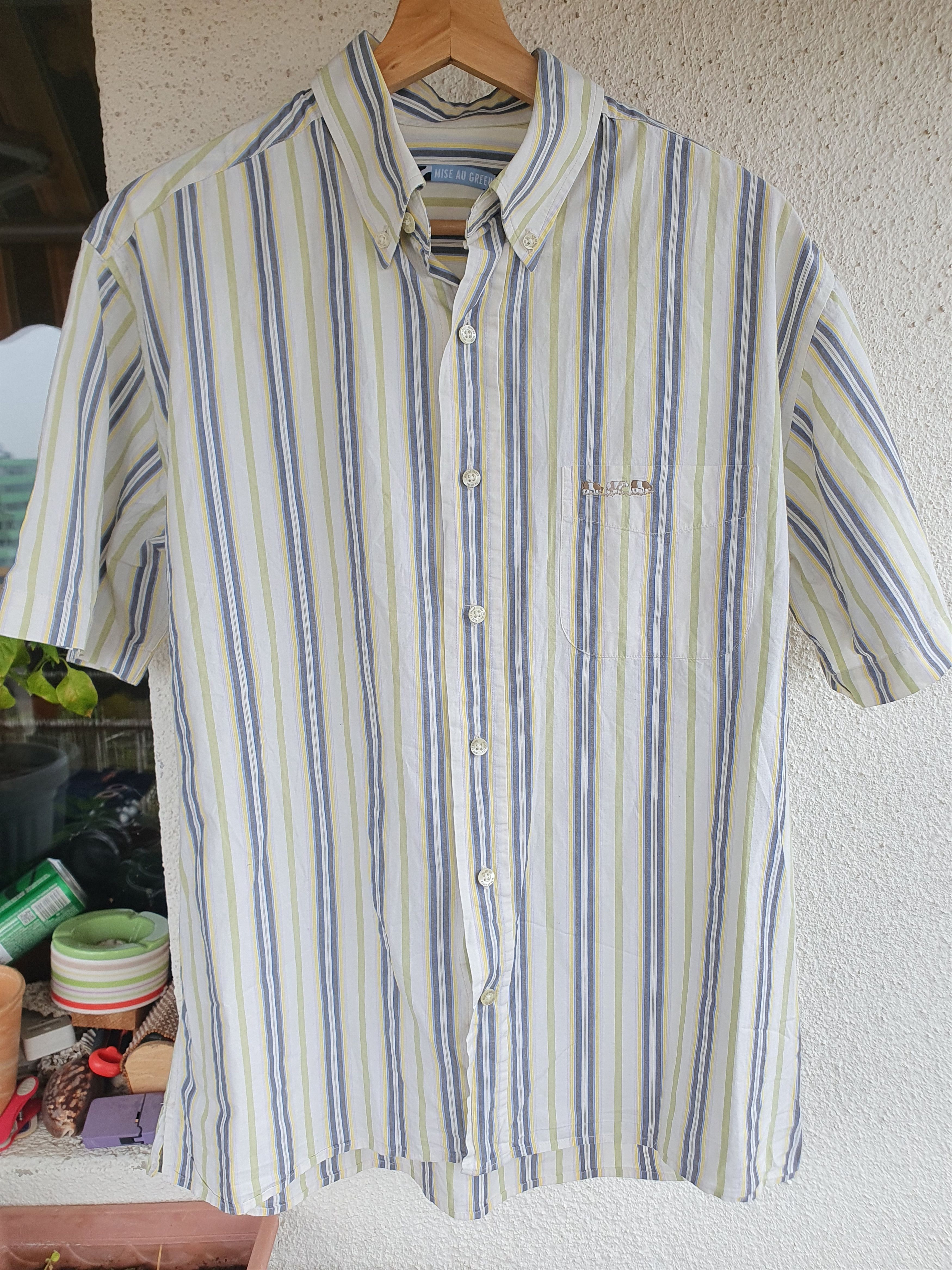 Other Mise Au Green Three Cows Embroidery Short Sleeve Shirt L Size US L / EU 52-54 / 3 - 1 Thumbnail