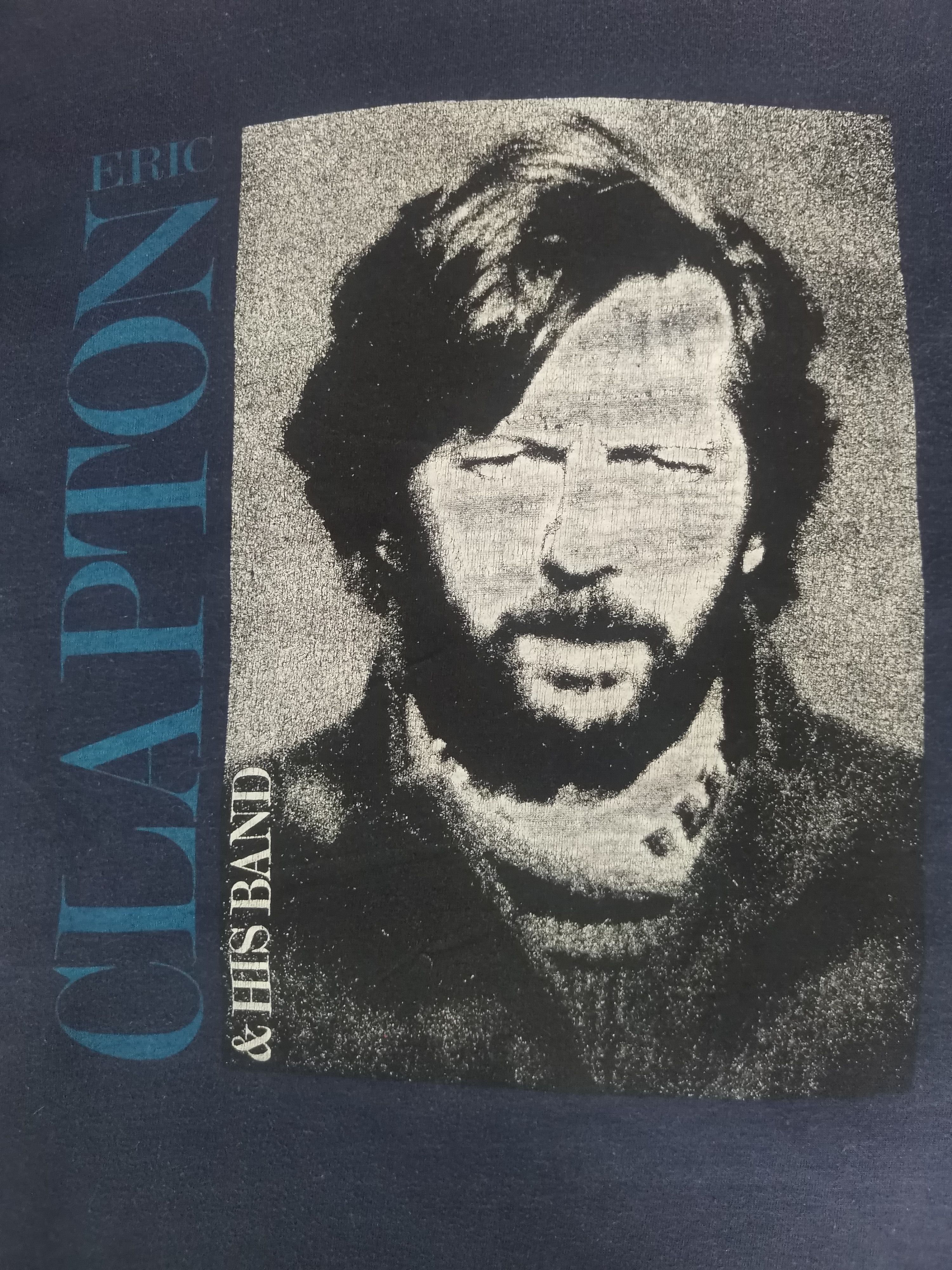 Band Tees Vintage Eric Clapton Tour 1985 Tee Stitches Rock Blues Size US M / EU 48-50 / 2 - 1 Thumbnail