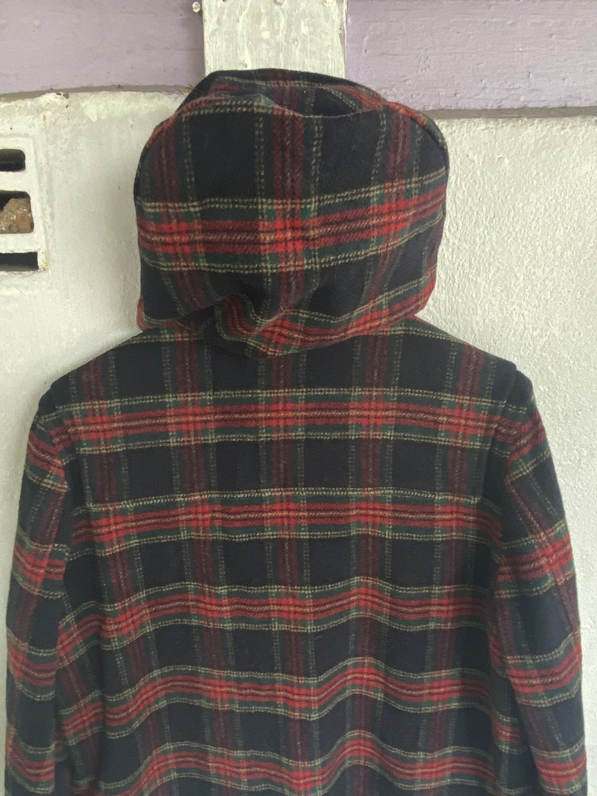 Issey Miyake × Japanese Brand × Vintage Vintage Ne-net by Issey Miyake Wool Hoodie Duffle Jacket Size M / US 6-8 / IT 42-44 - 9 Thumbnail