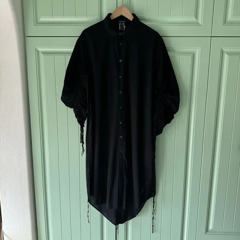 Ann Demeulemeester Black Cotton Dress for Women 0089