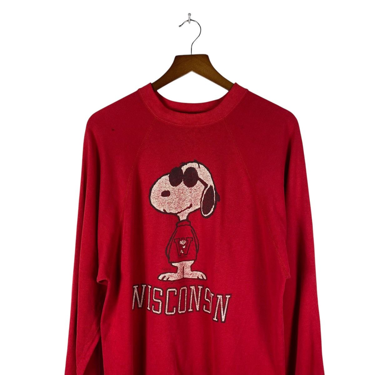 Peanuts Vintage Snoopy NCAA Winscosin Badger Sweatshirt Size US M / EU 48-50 / 2 - 2 Thumbnail