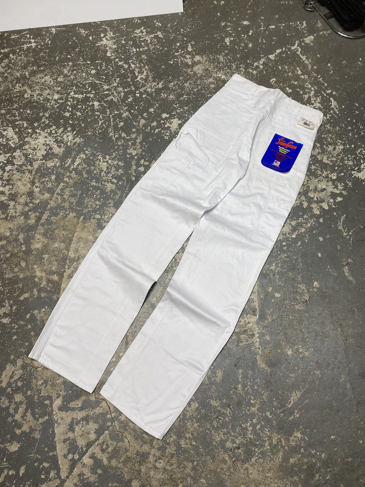 Carhartt × Vintage Vintage Stone Cutter Carpenter Painter Pants White Baggy New Size US 29 - 2 Thumbnail