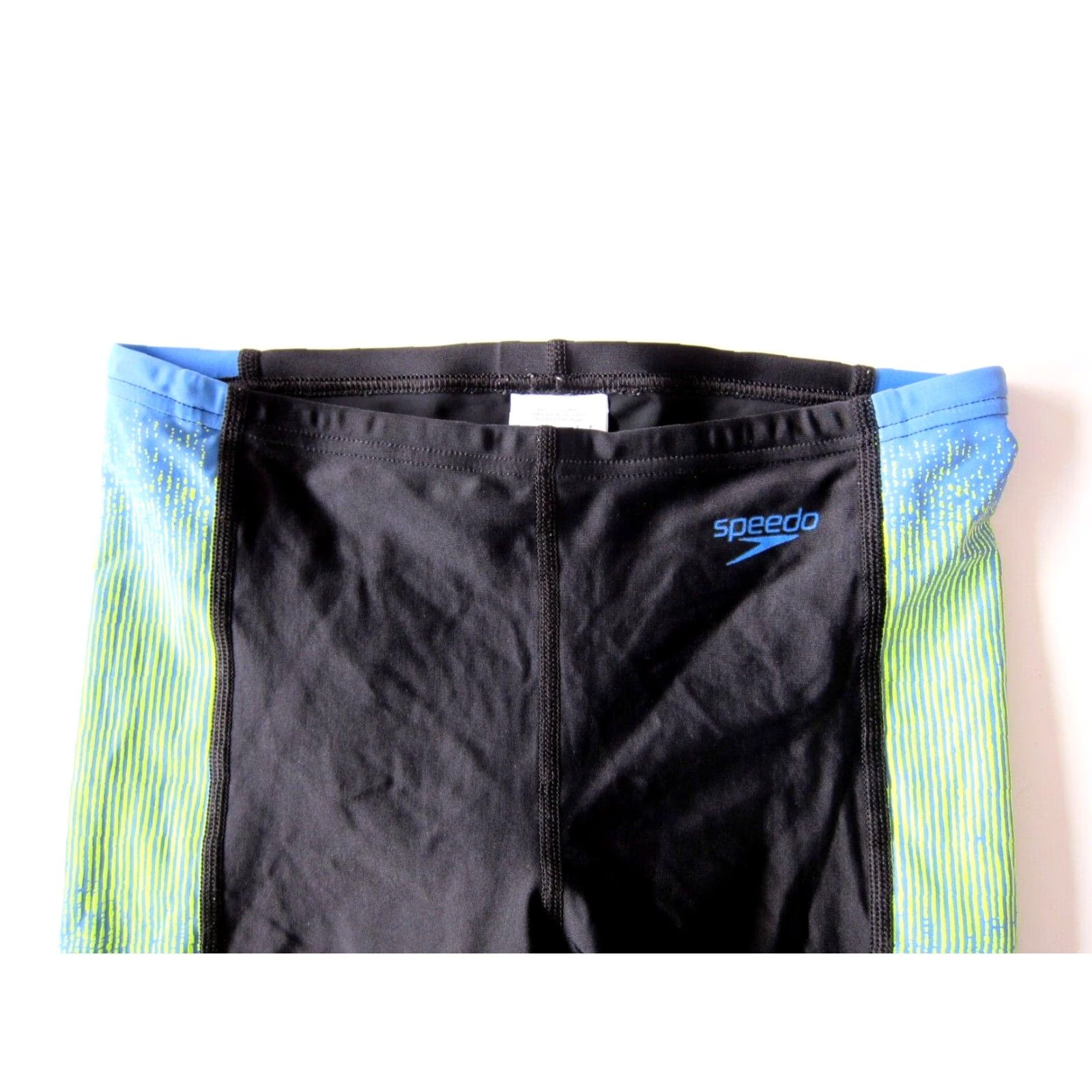 Speedo Speedo Jammer Bottom Men 30 Black Blue Green Wall Power Flex Eco Swim Trunk 78% nylon 22% lycra Mens Size US 30 / EU 46 - 3 Thumbnail