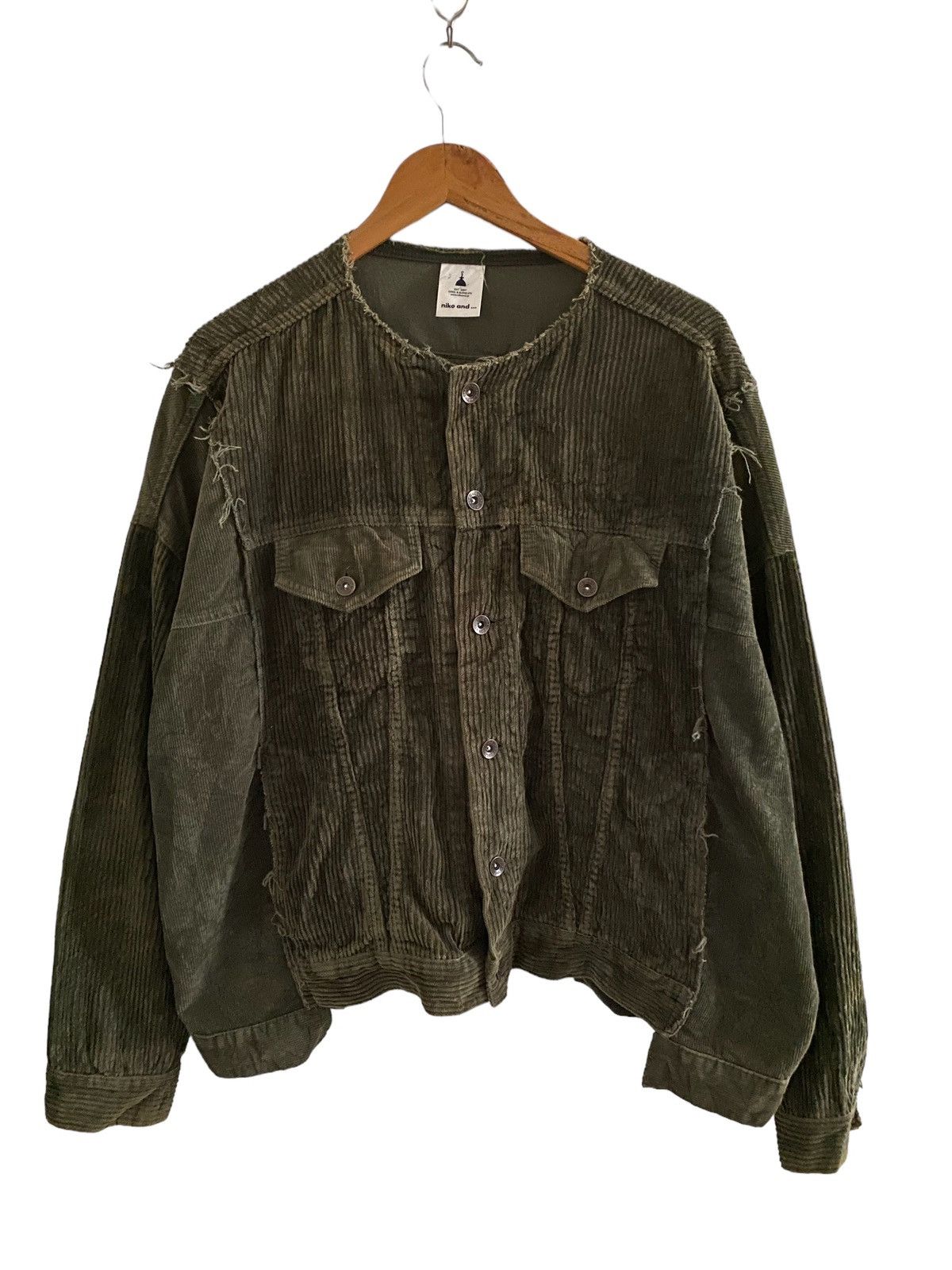 Japanese Brand grail💥Niko and..tracker jacket corduroy design margiela Size US L / EU 52-54 / 3 - 4 Thumbnail