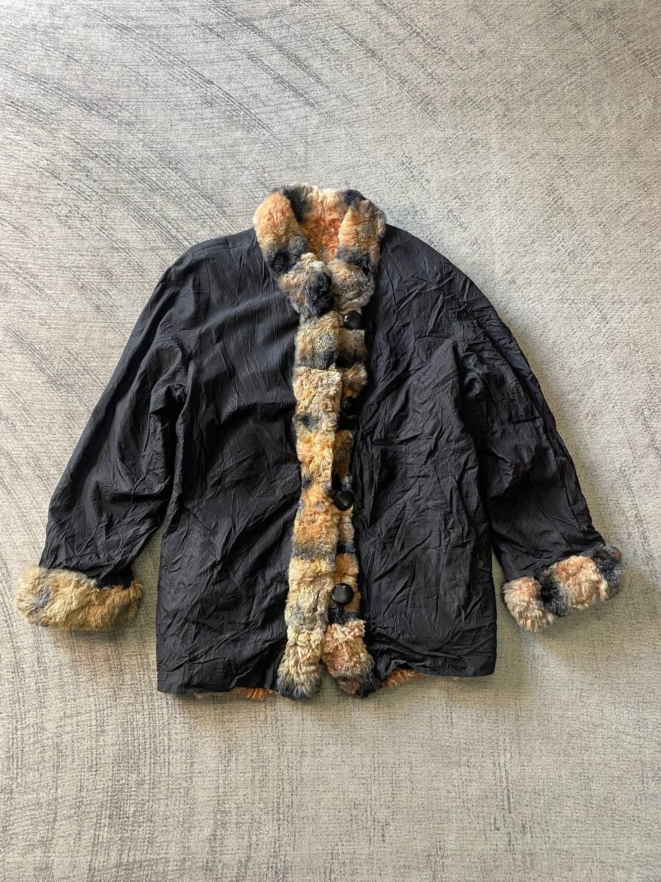 Designer × If Six Was Nine Lufran Rex Fur Button Jacket Size M / US 6-8 / IT 42-44 - 7 Thumbnail