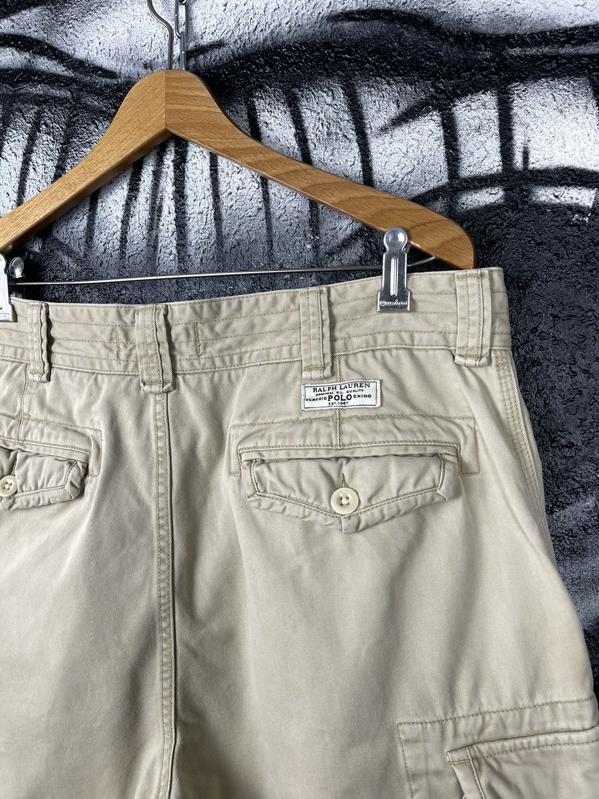 Polo Ralph Lauren × Vintage Polo Ralph Lauren Vintage Cargo Shorts Men’s Size 34 Size US 35 - 4 Thumbnail