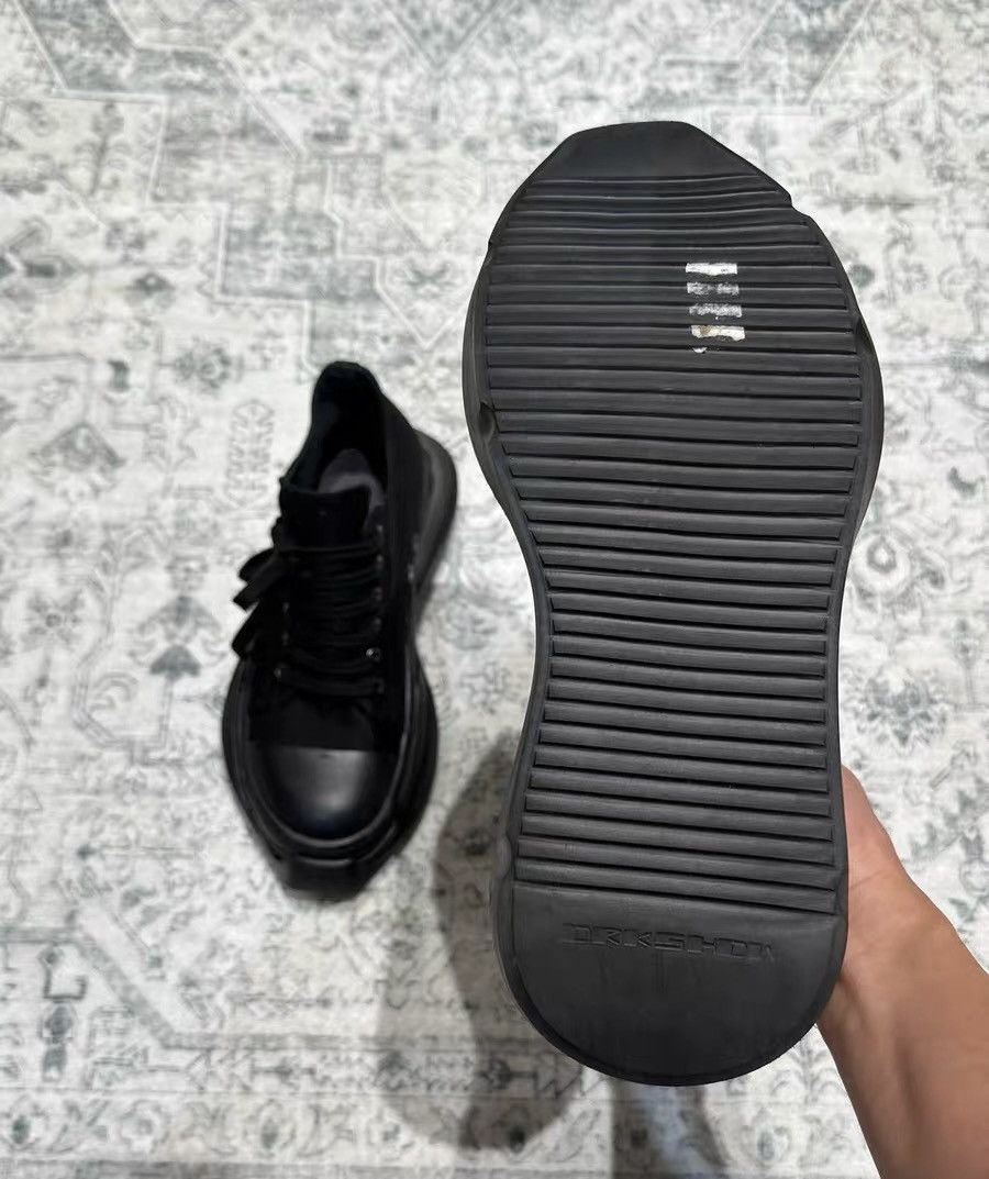 Rick Owens Rick Owens Tractor Platform Black Warrior Canvas Sneakers Size US 6.5 / EU 39-40 - 8 Thumbnail