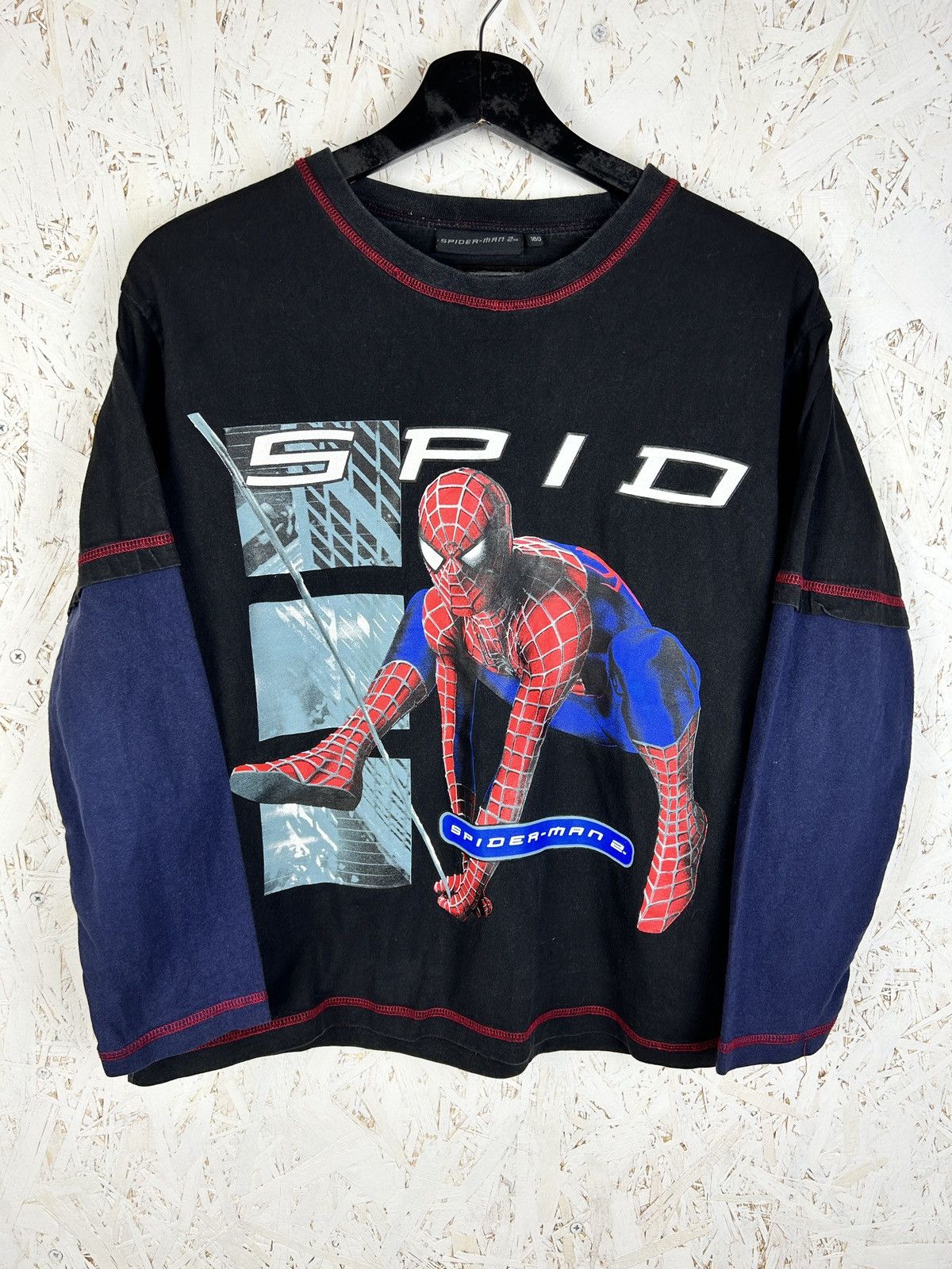 Vintage 00s Vintage Spiderman 2 “SPID” Long Sleeve T-Shirt ~S Size US S / EU 44-46 / 1 - 1 Thumbnail