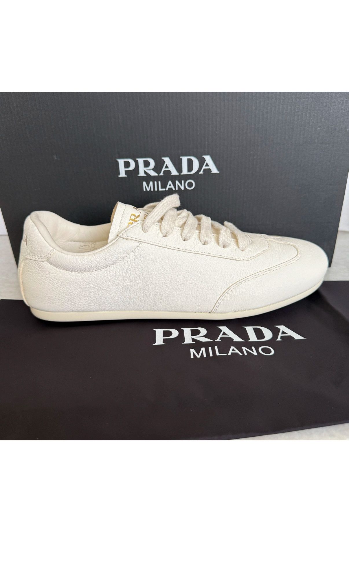 Prada Leather Torpedo Sneakers Size US 7 / EU 40 - 4 Thumbnail