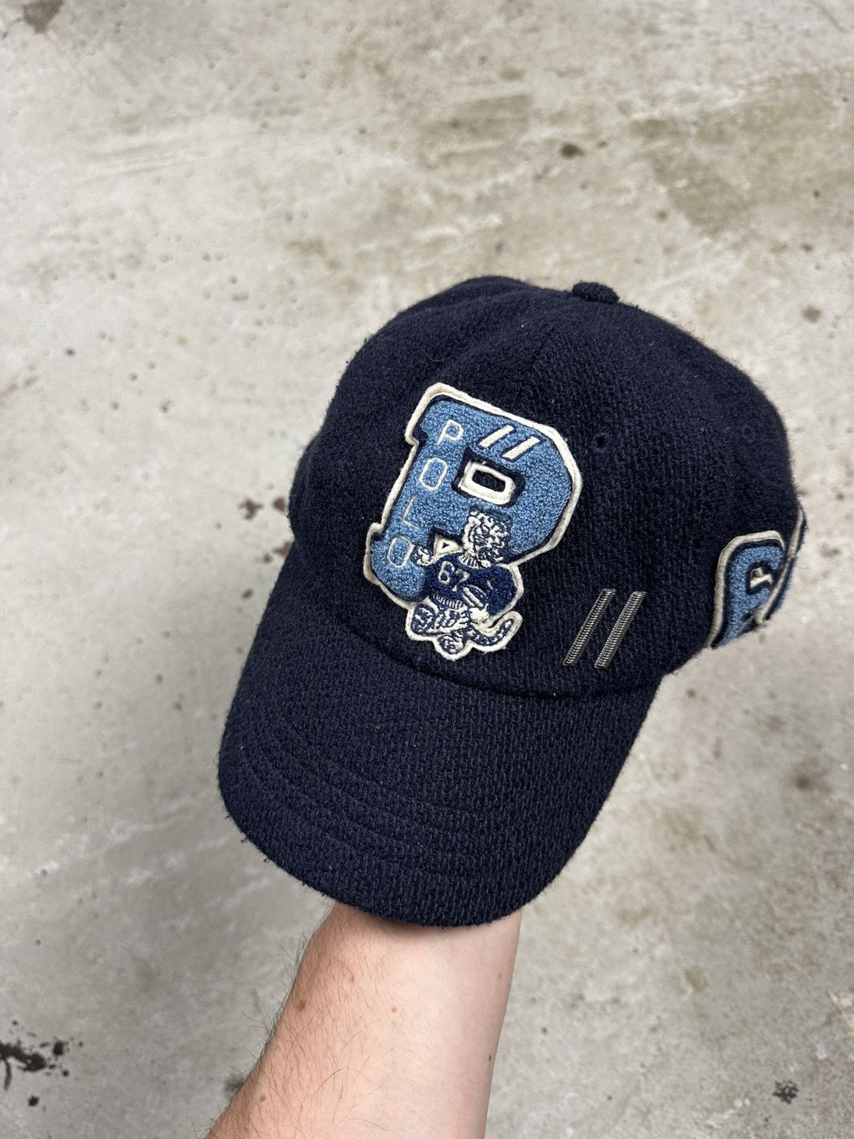 Polo Ralph Lauren Polo Ralph Lauren Varisty Tiger Patch Letterman Hat Cap Size ONE SIZE - 4 Thumbnail