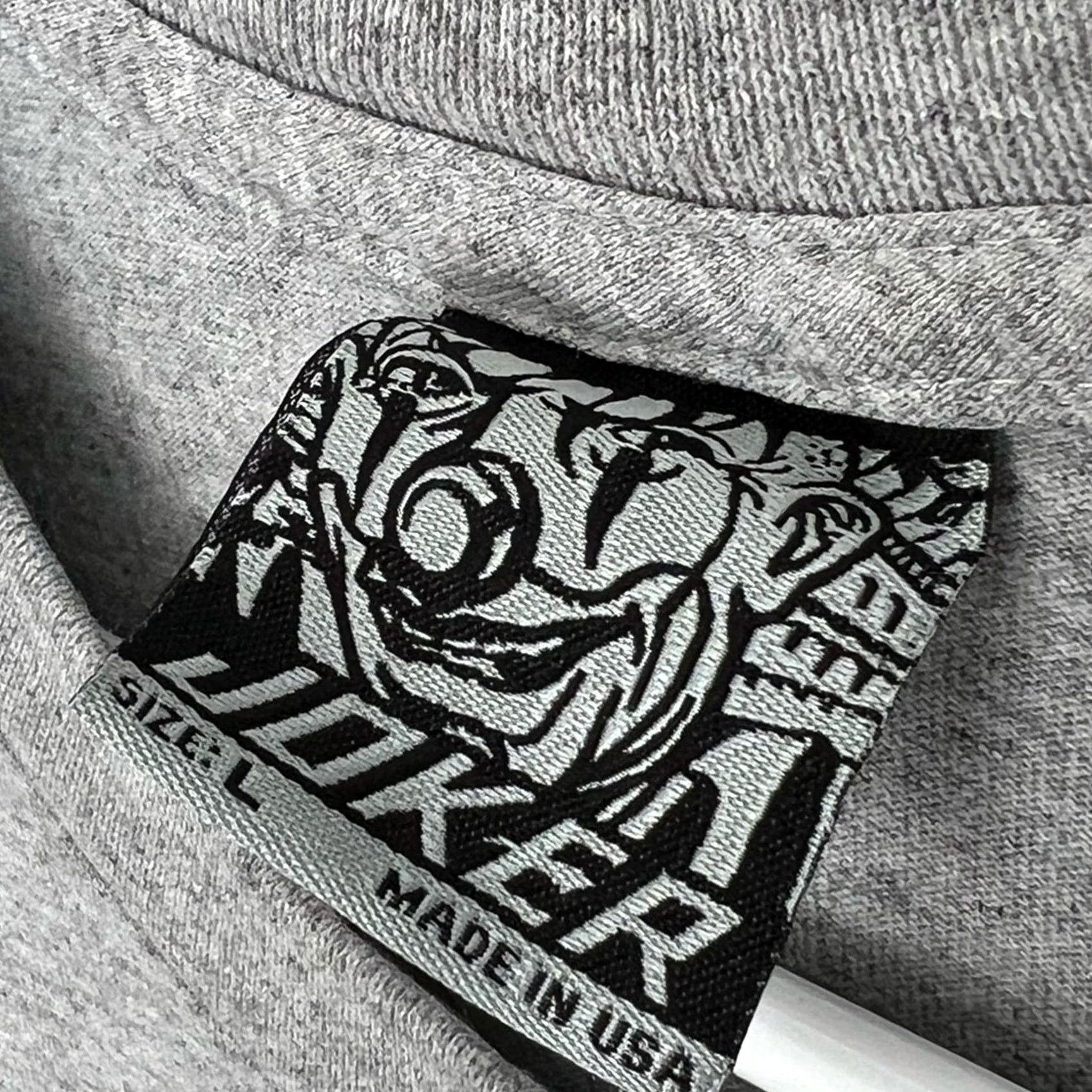 Vintage VINTAGE Joker Brand Shirt Mens Large Gray 90s Made In USA Gangster Chicano Lowrider Size US L / EU 52-54 / 3 - 3 Thumbnail