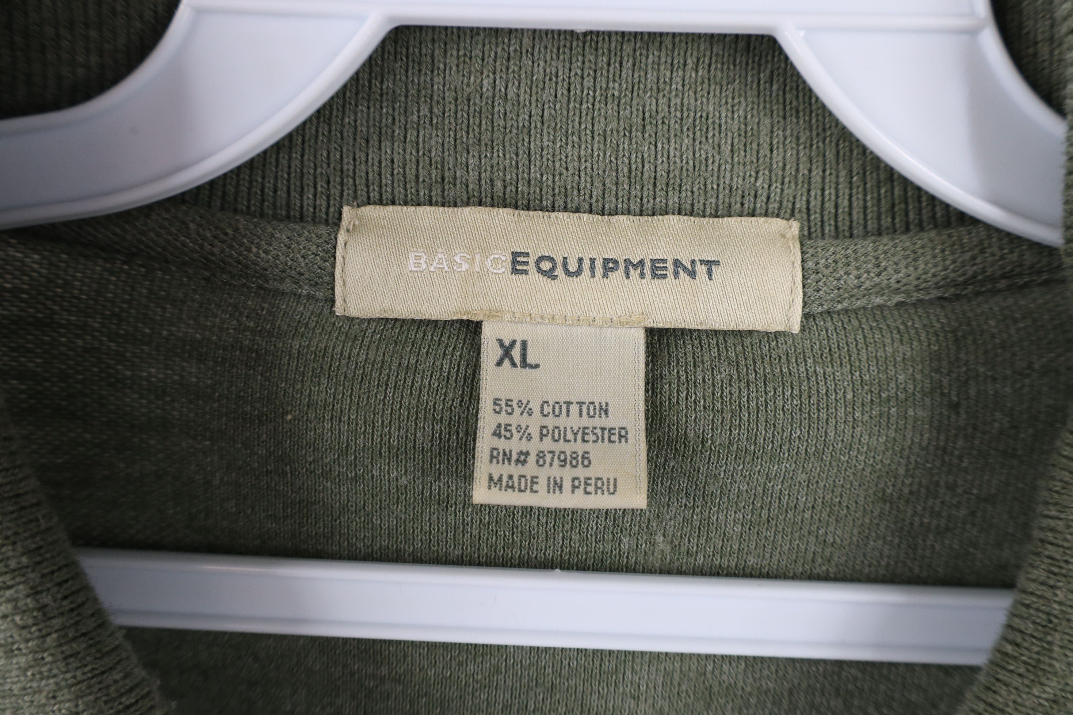 Vintage Vintage 90s Streetwear Knit Long Sleeve Rugby Polo Green Size US XL / EU 56 / 4 - 4 Thumbnail