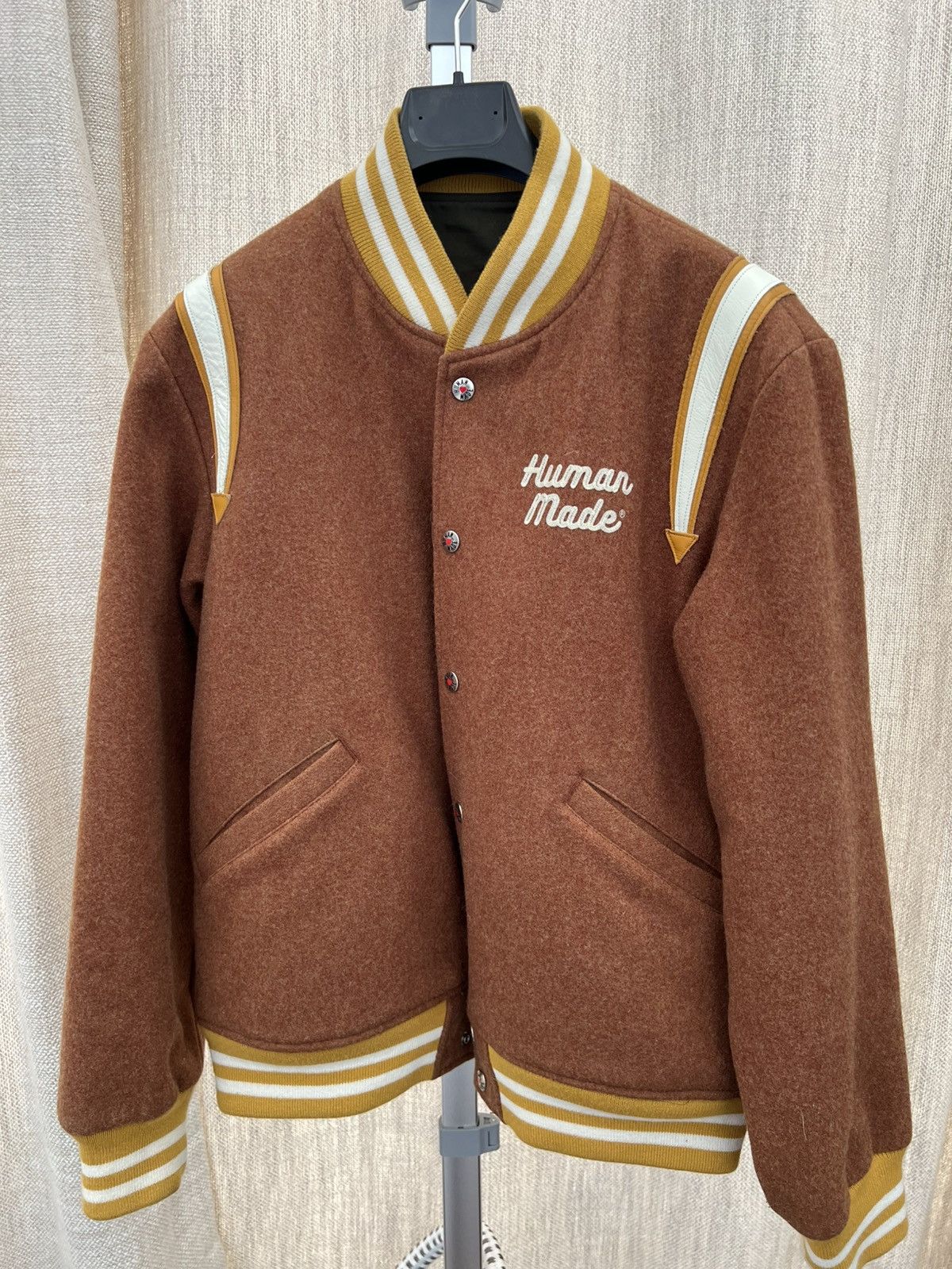 ジャケット・アウター Human Made WOOL HUNTING JACKET Human Made Men's Wool Hunting Jacket in Red Human Made