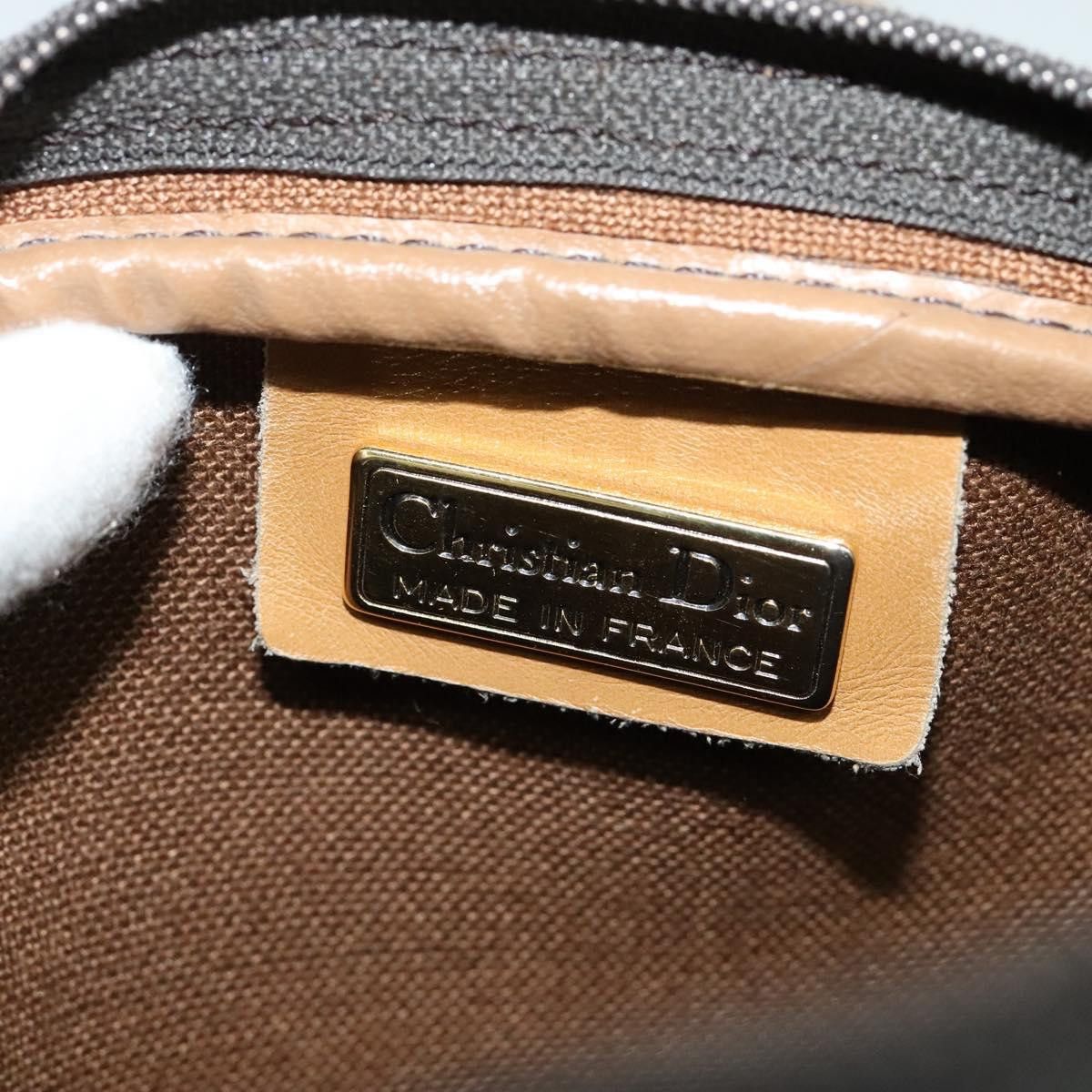 Dior DIOR Honeycomb Canvas Shoulder Bag Pvc Black Gold Size ONE SIZE - 7 Thumbnail