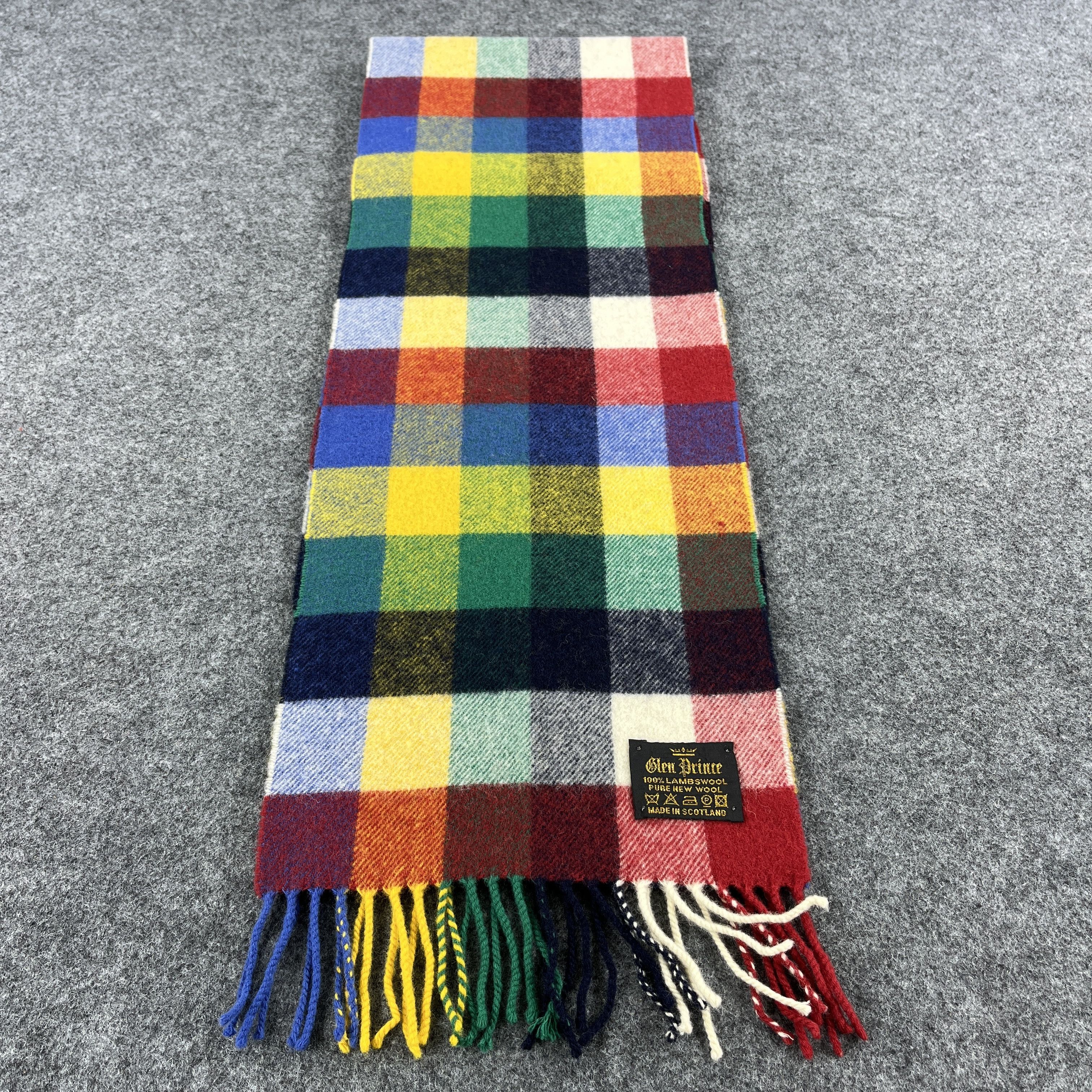 Vintage Glen Prince Scarf / Muffler / Neckwear T1490 Size ONE SIZE - 2 Thumbnail