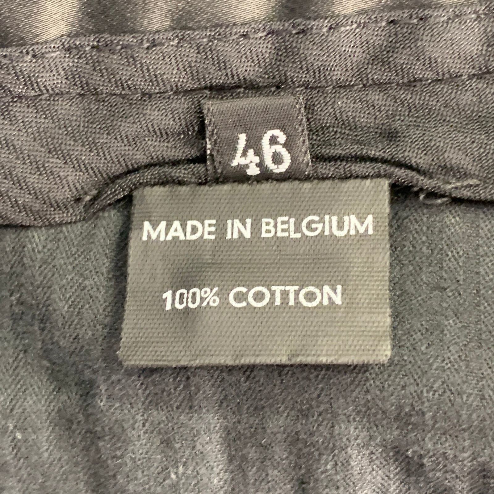 Dirk Schonberger Size 30 Black Cotton Zip Pockets Tapered Casual Pants Size US 30 / EU 46 - 4 Thumbnail