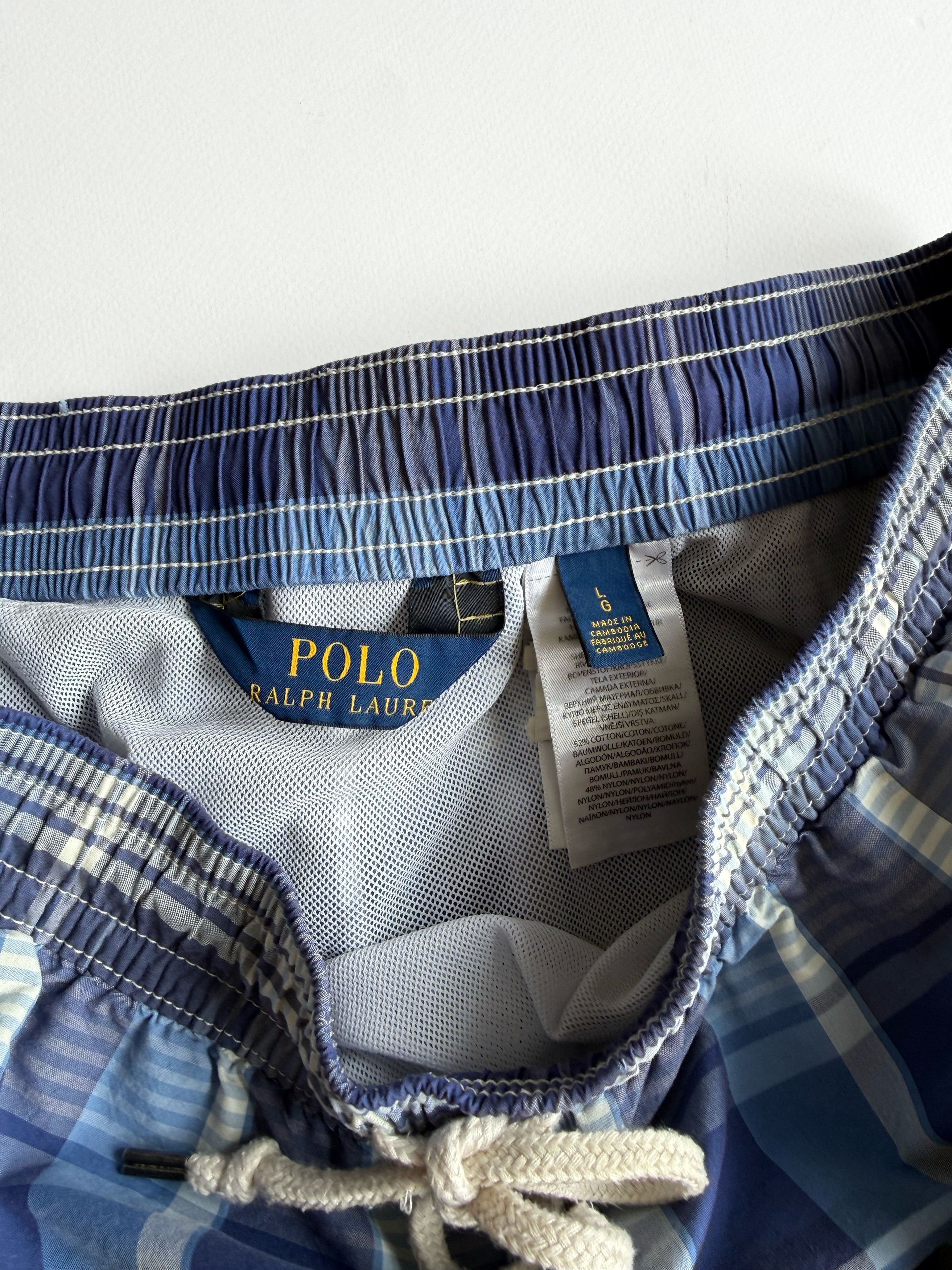Polo Ralph Lauren Men's Polo Ralph Lauren Check Swim Shorts (L) Size US 34 / EU 50 - 3 Thumbnail