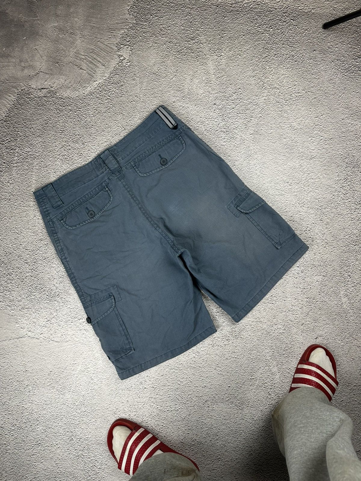 Oakley Vintage Oakley Cargo Faded Shorts Baggy Ripstop Y2K Size US 34 / EU 50 - 2 Thumbnail