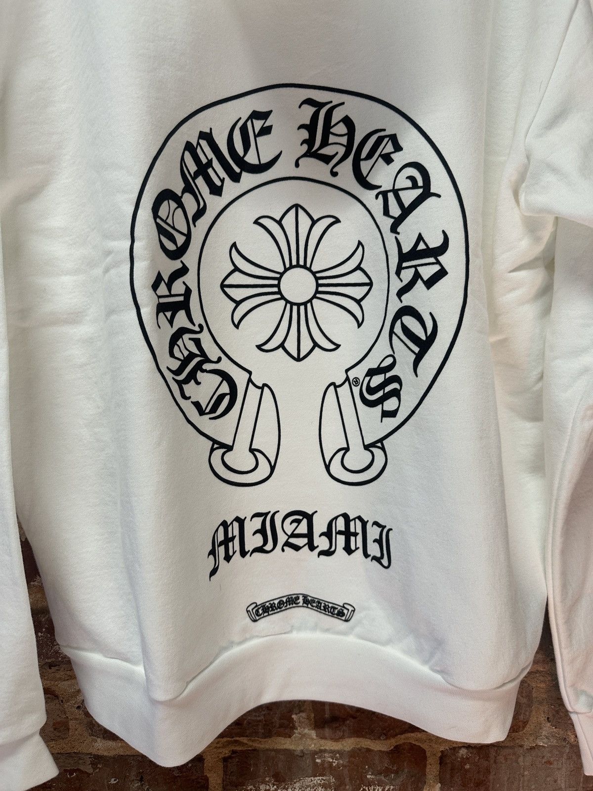 Chrome Hearts Chrome Hearts Miami Horseshoe Hoodie White Size US L / EU 52-54 / 3 - 4 Thumbnail