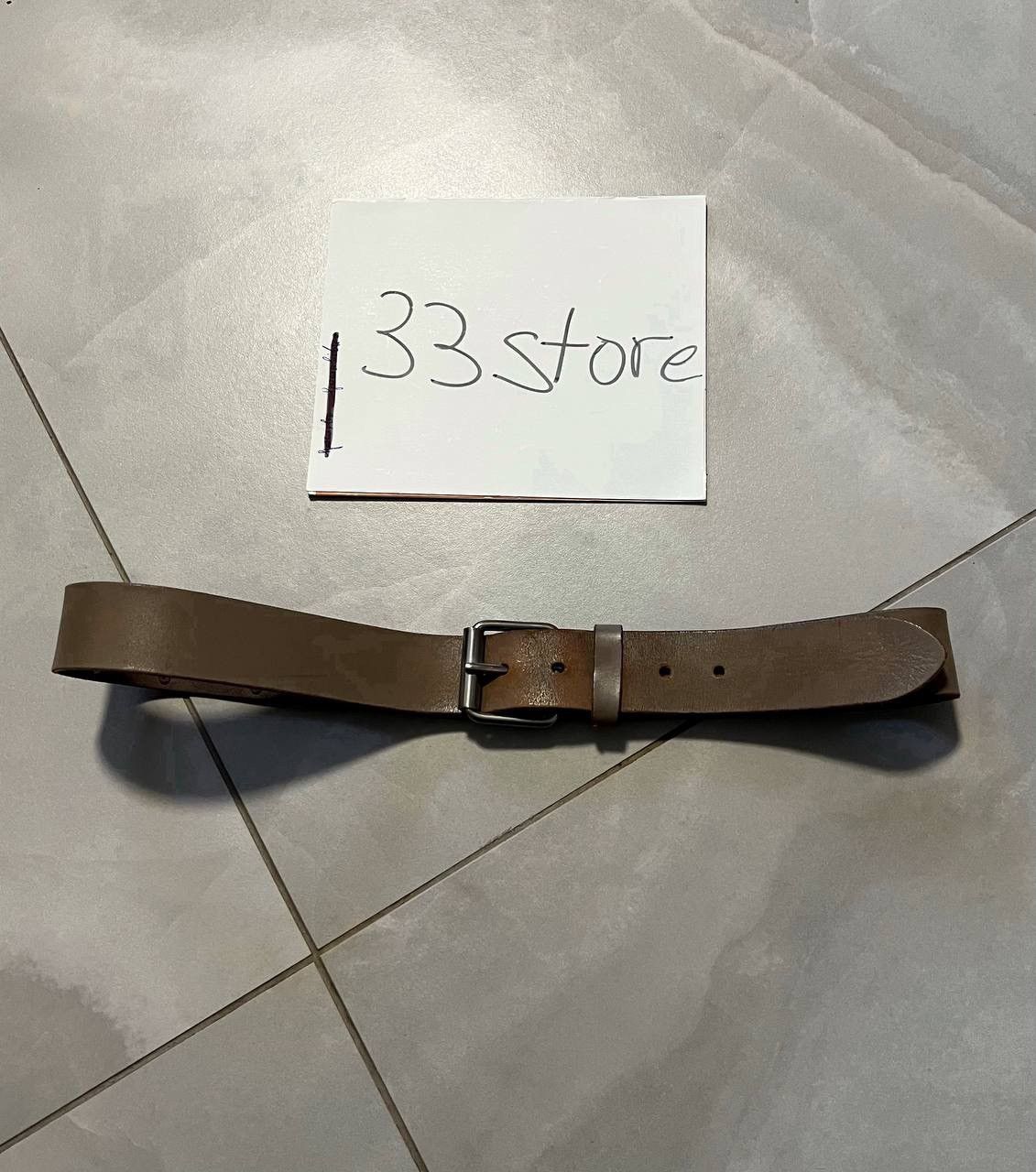Carhartt Y2K Carhartt Leather Belt Spell out Size ONE SIZE - 3 Thumbnail