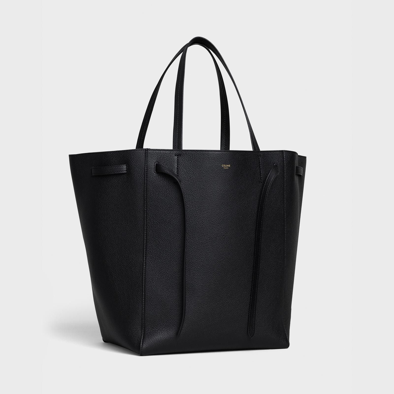 Celine o1bcso1str1024 Size: OS / Cabas Medium Tote Bag in Black Size ONE SIZE - 2 Thumbnail